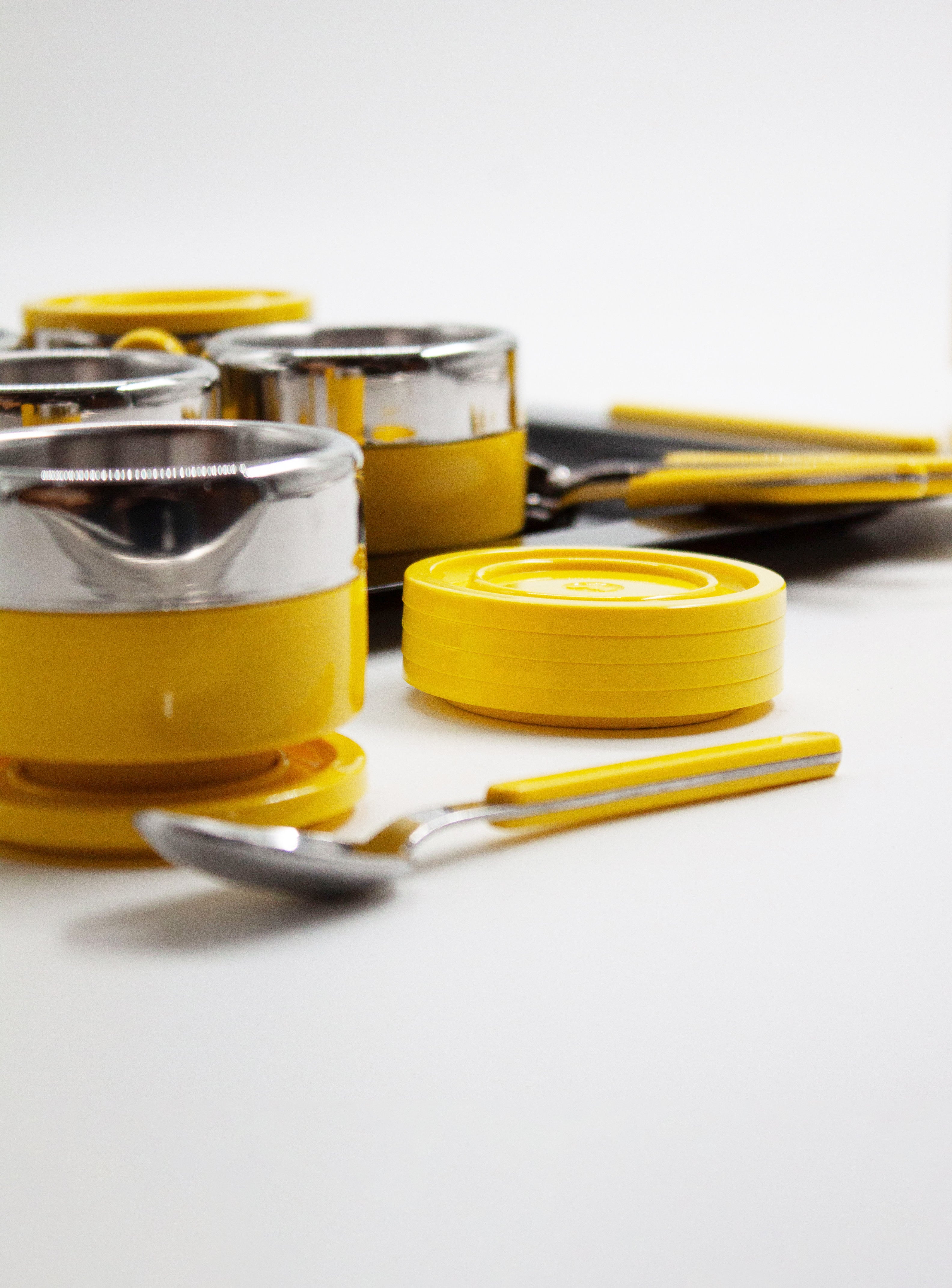 morikatsu100個セット Morinox Italy Stainless Steel Espresso Set (Yellow) – JUKI AMSTERDAM
