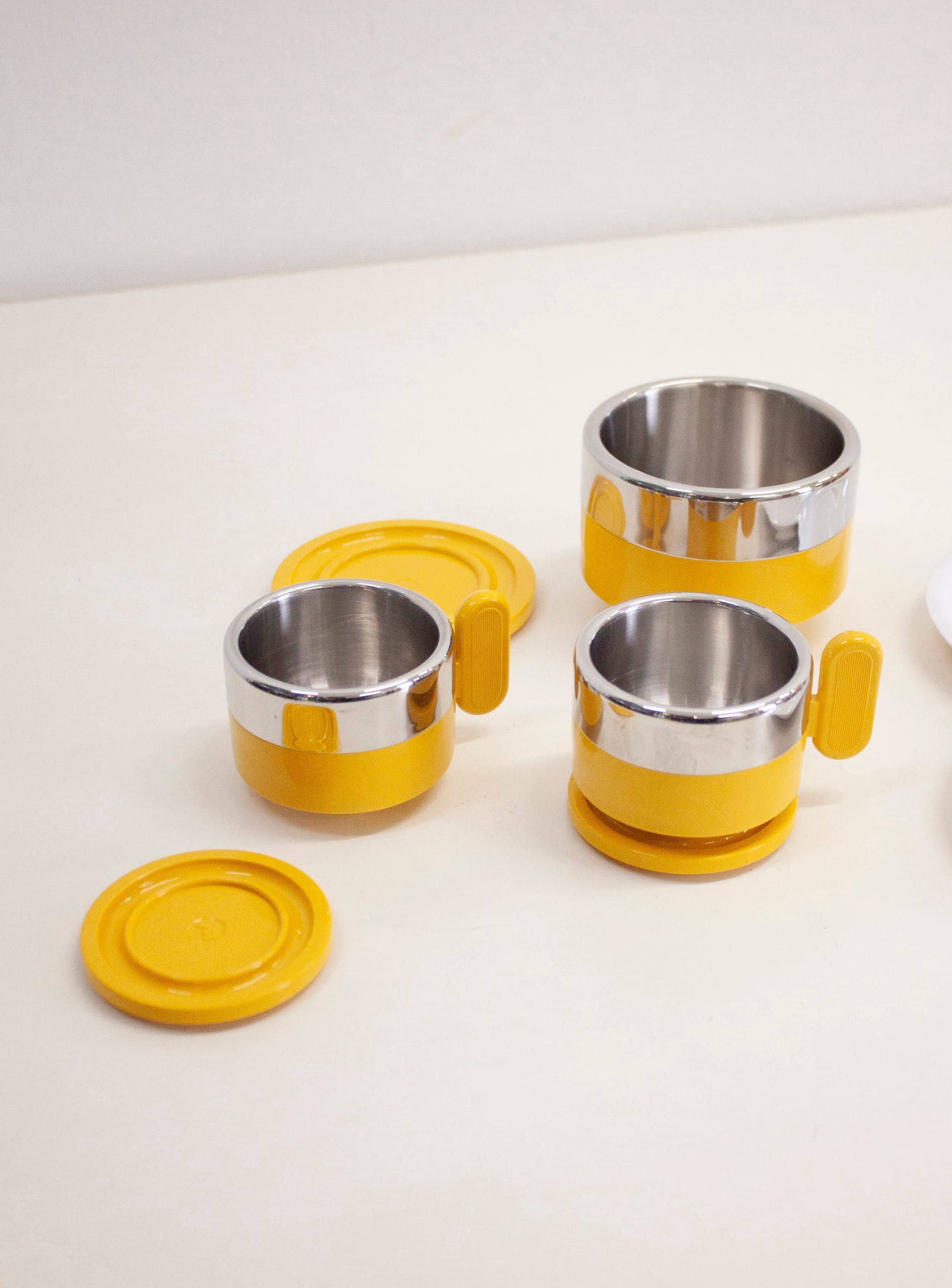 Morinox Italy Stainless Steel Espresso Set (Yellow)