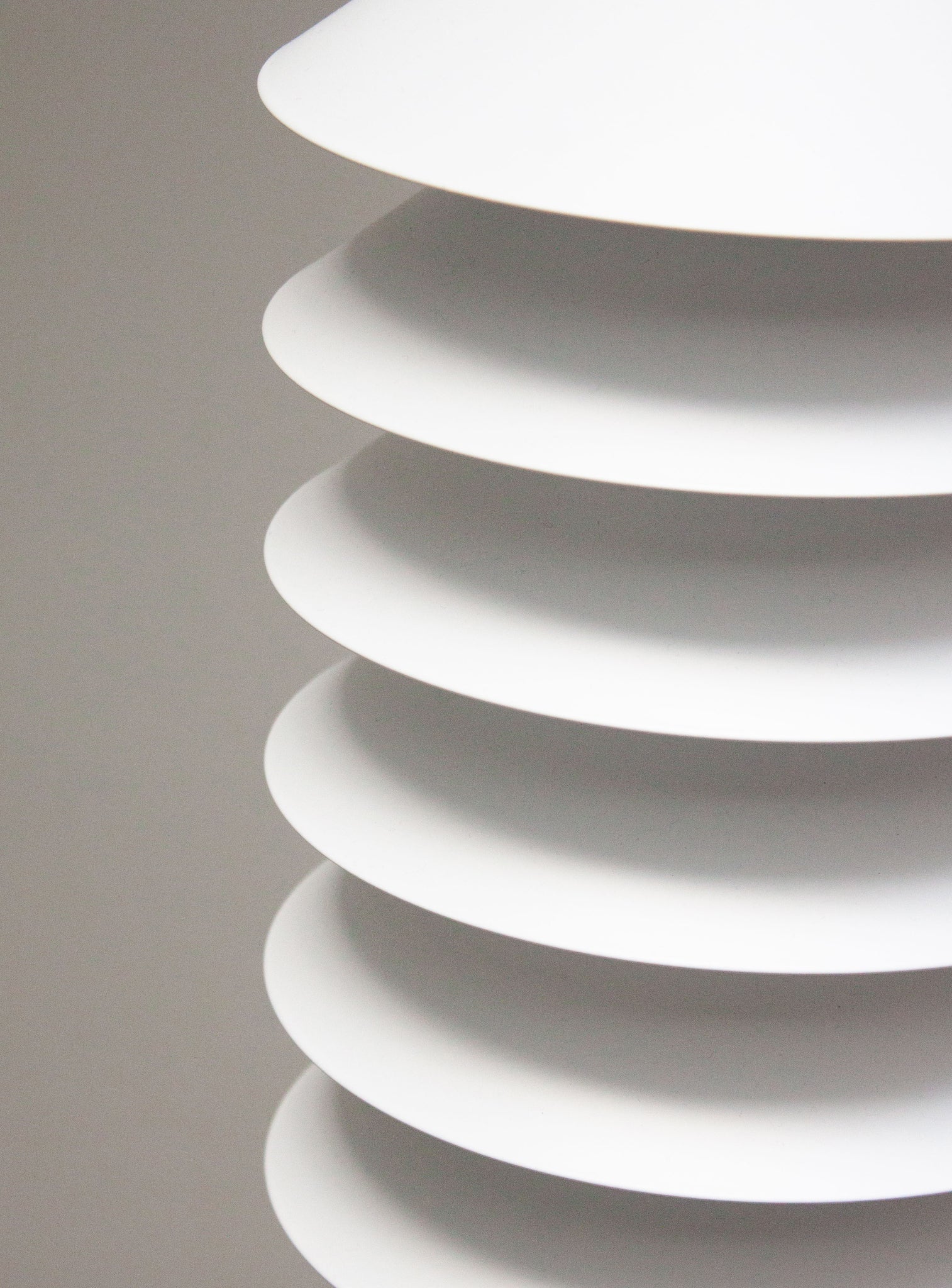 Multi Shade Pendant Lamp in style of Jørgen Gammelgaard (White)