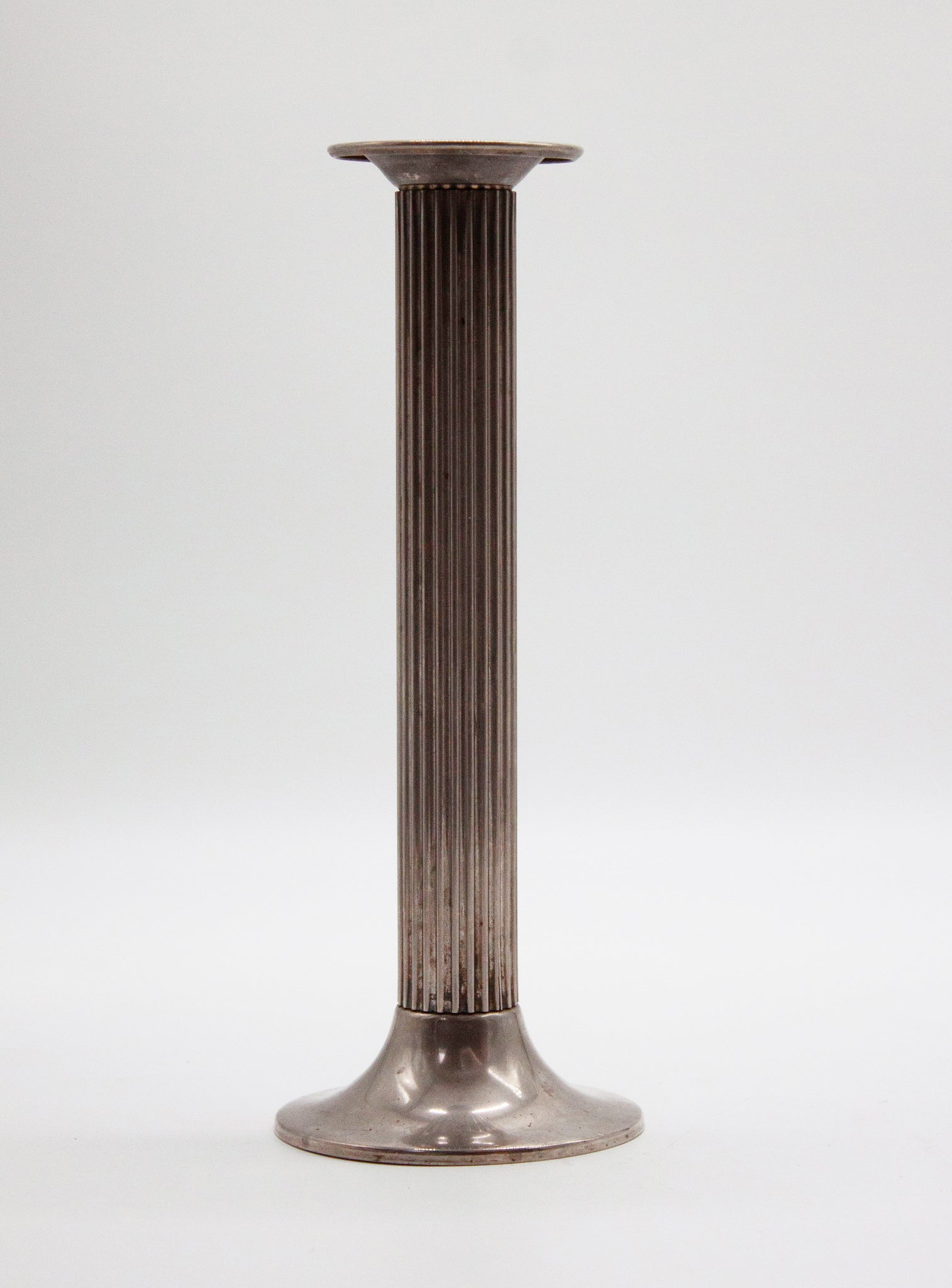 Pillar Candle Holders (Silver Plated)