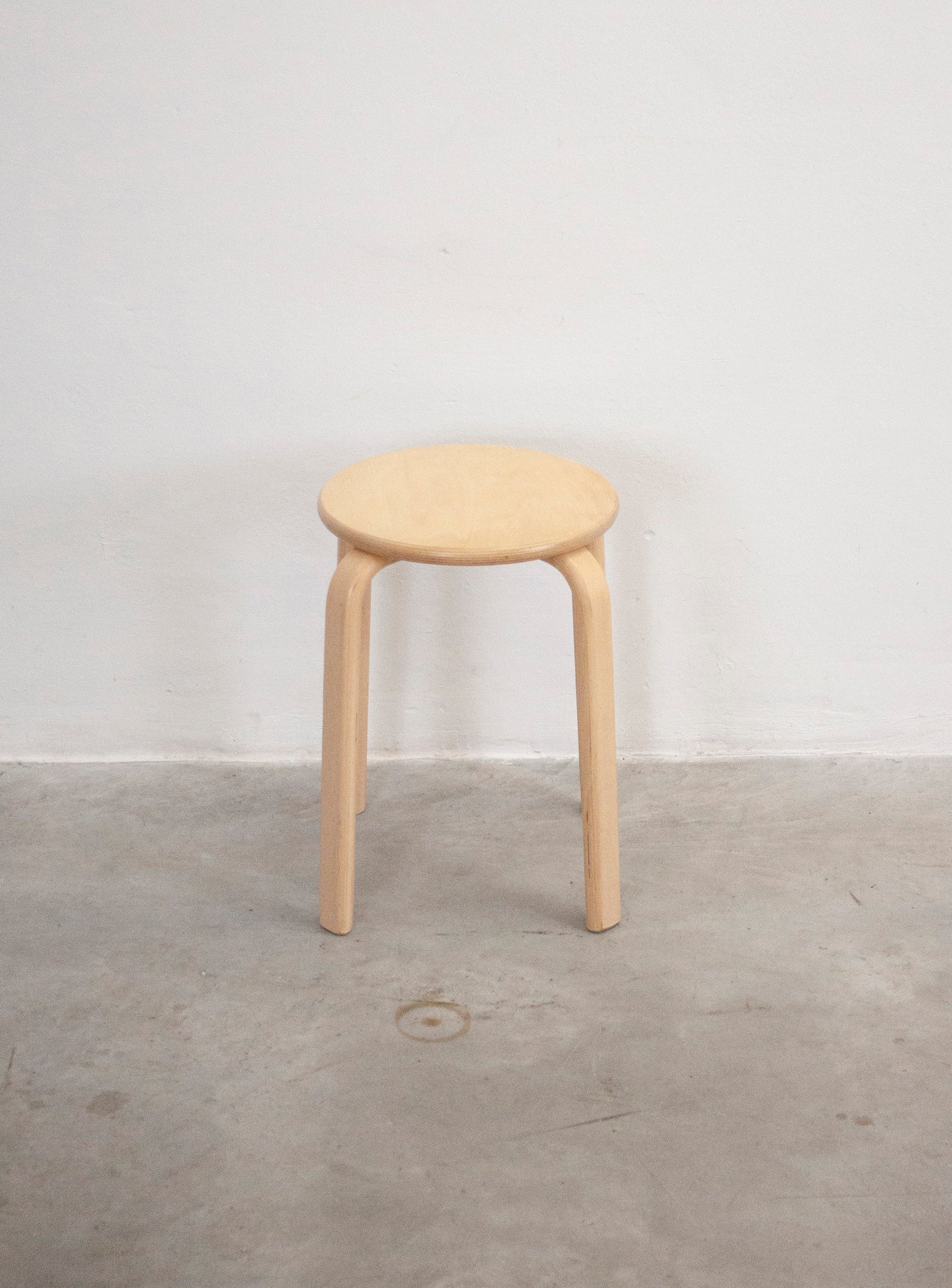 Plywood Stool in style of Alvar Aalto