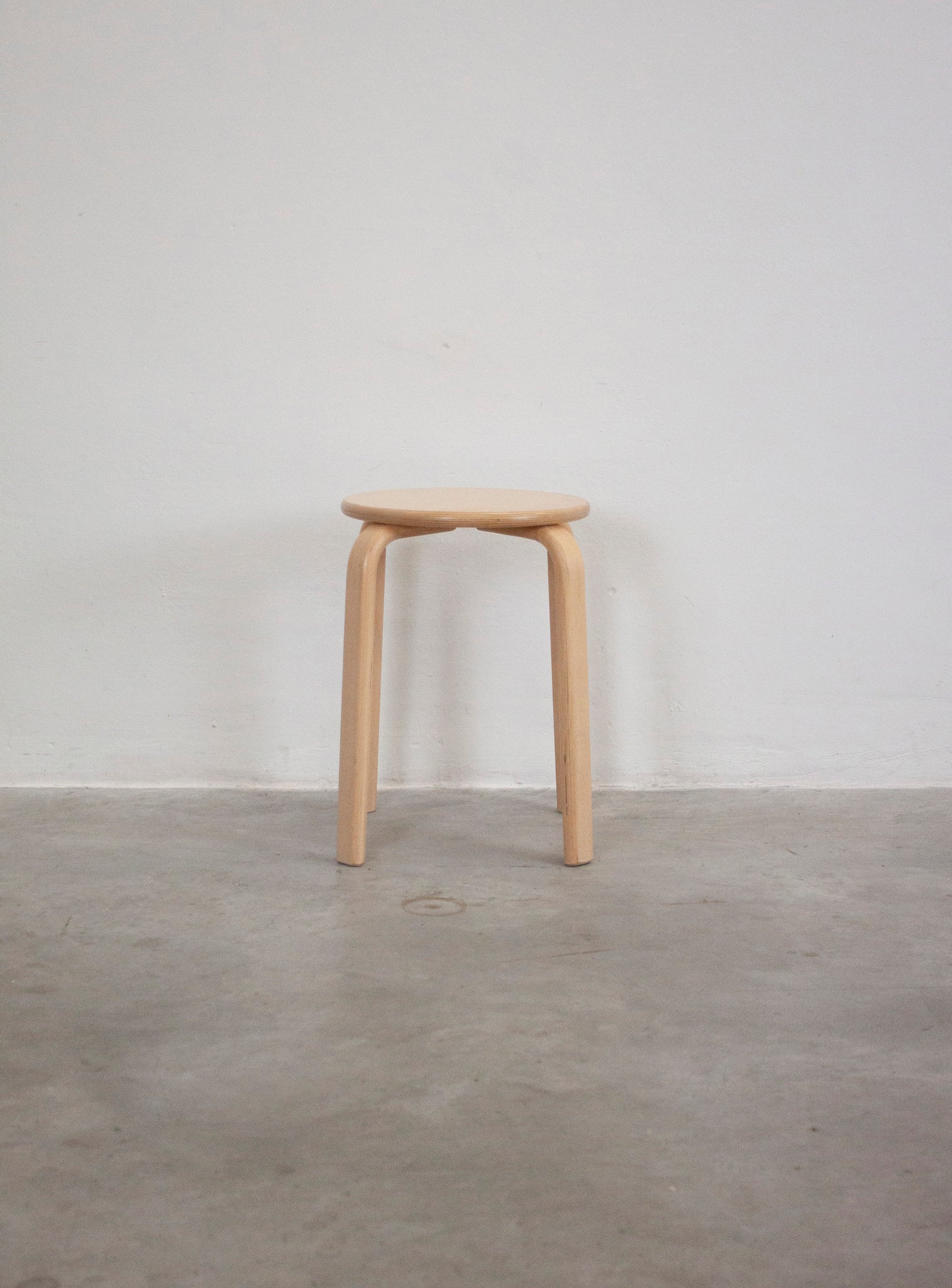 Plywood Stool in style of Alvar Aalto