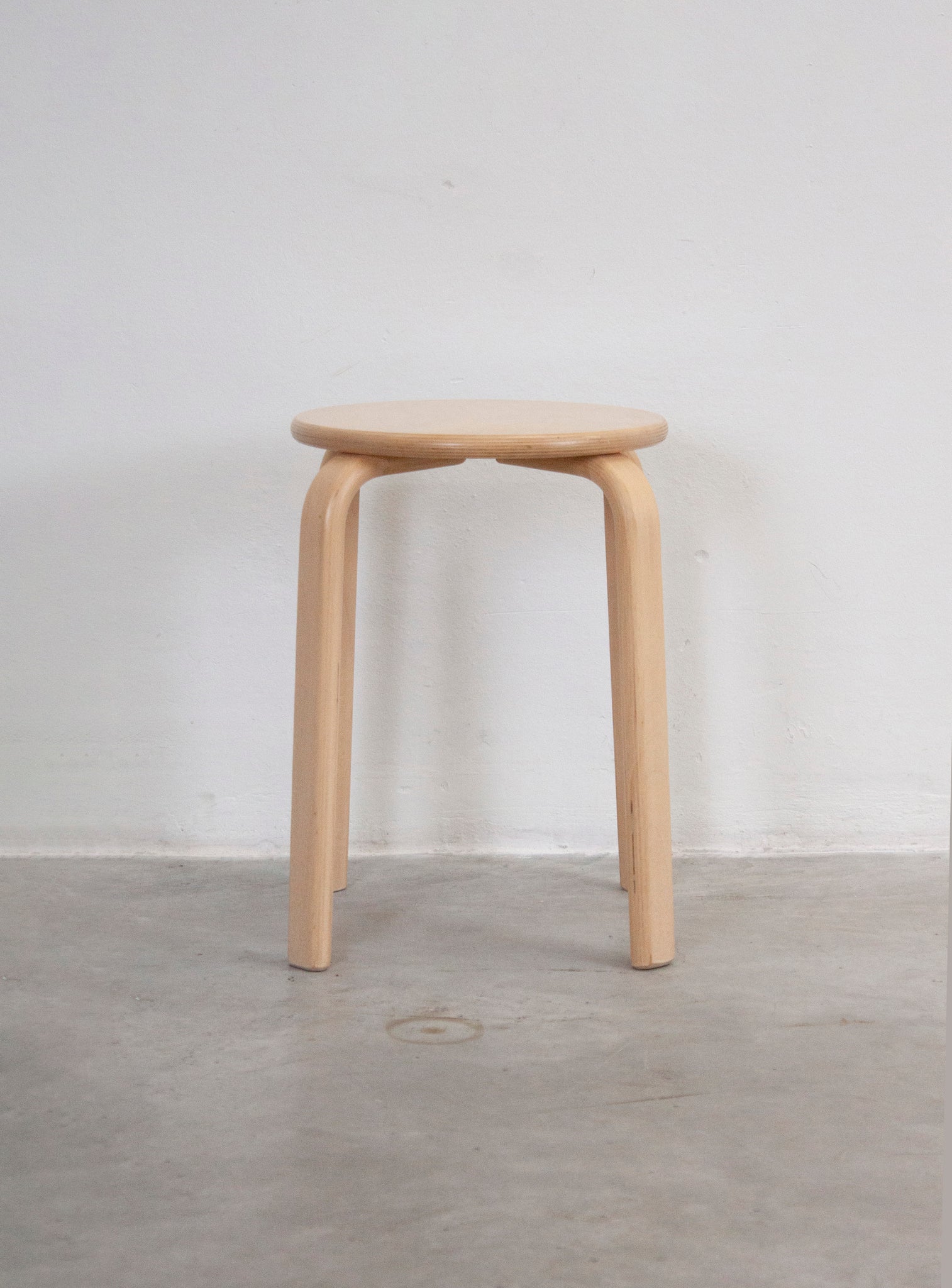 Plywood Stool in style of Alvar Aalto