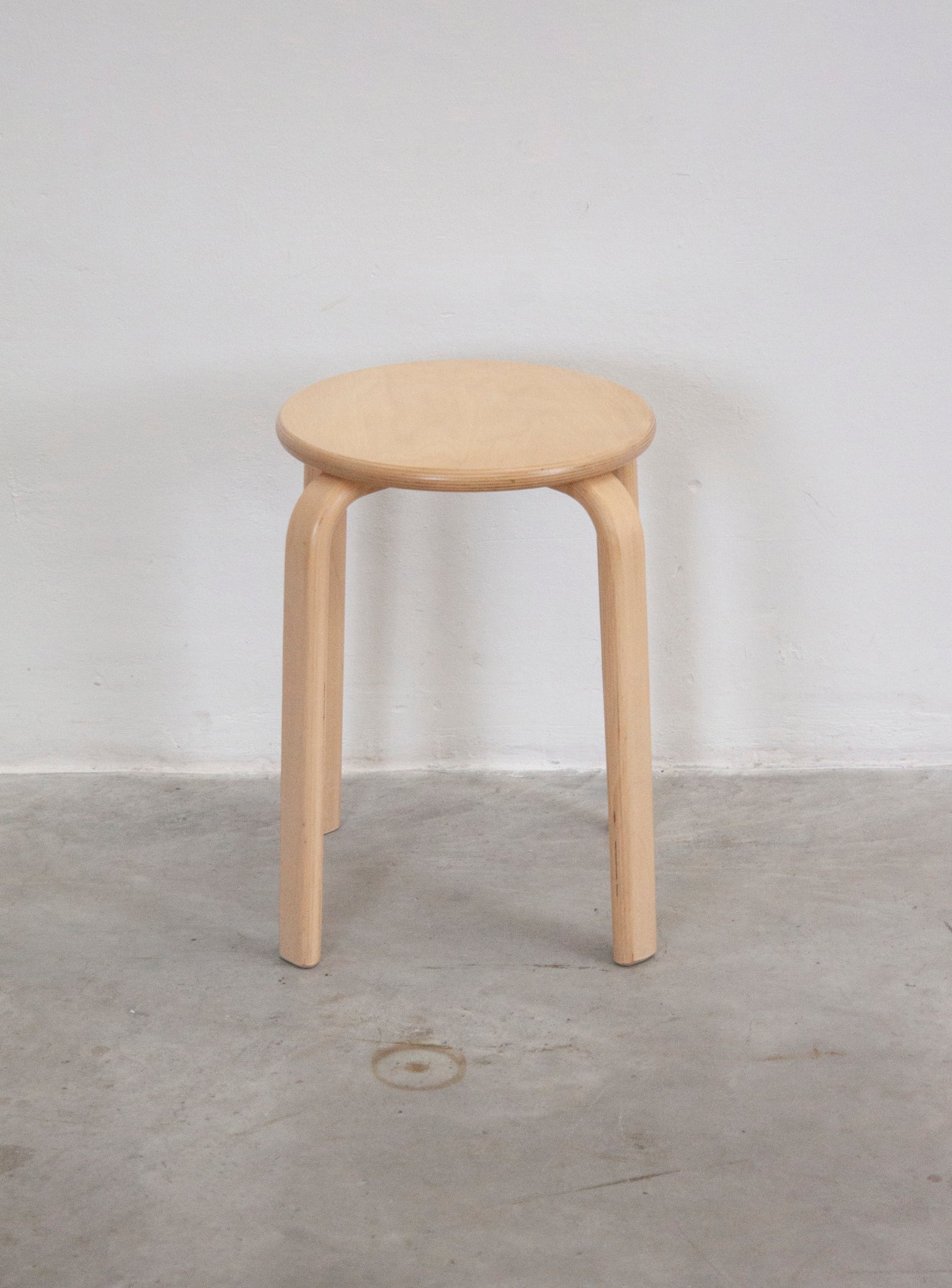 Plywood Stool in style of Alvar Aalto