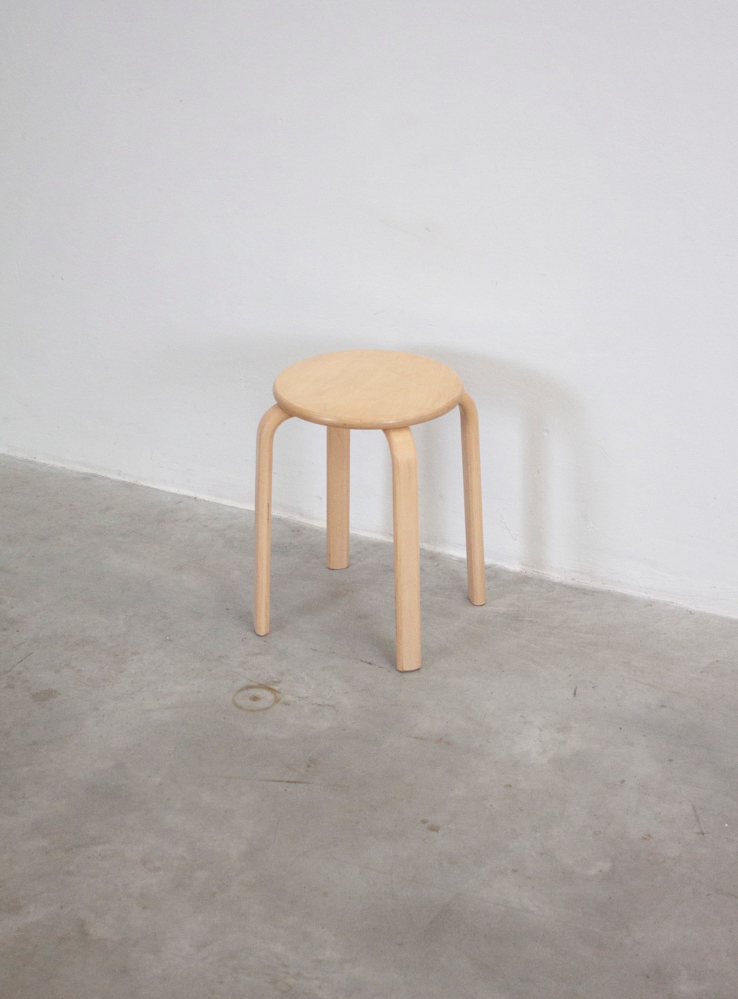 Plywood Stool in style of Alvar Aalto