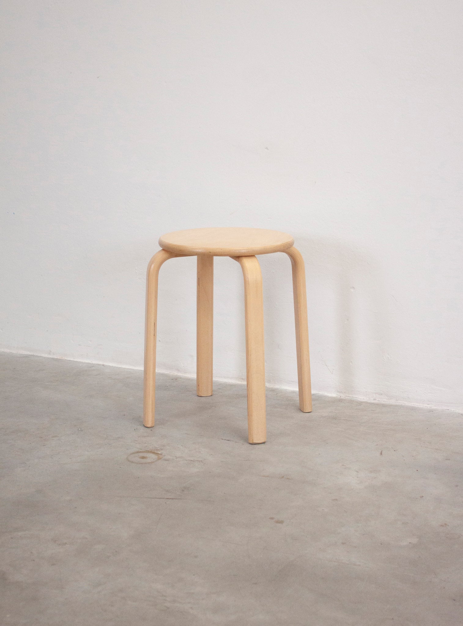 Plywood Stool in style of Alvar Aalto