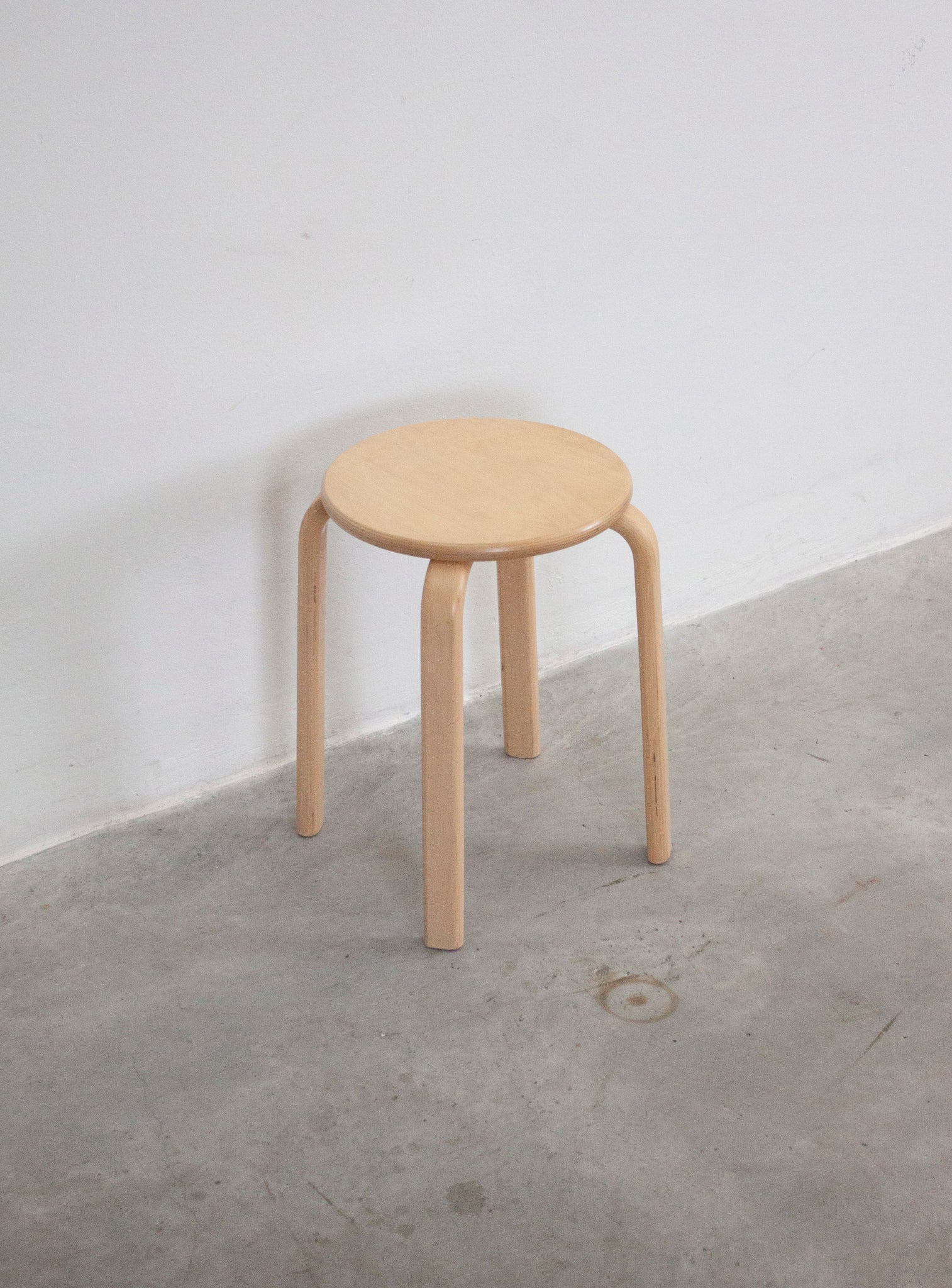 Plywood Stool in style of Alvar Aalto