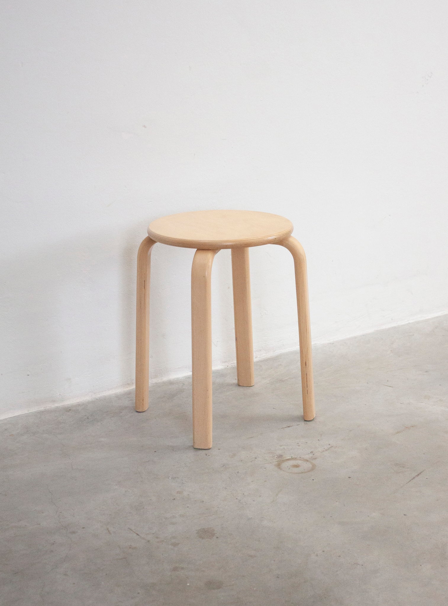 Plywood Stool in style of Alvar Aalto