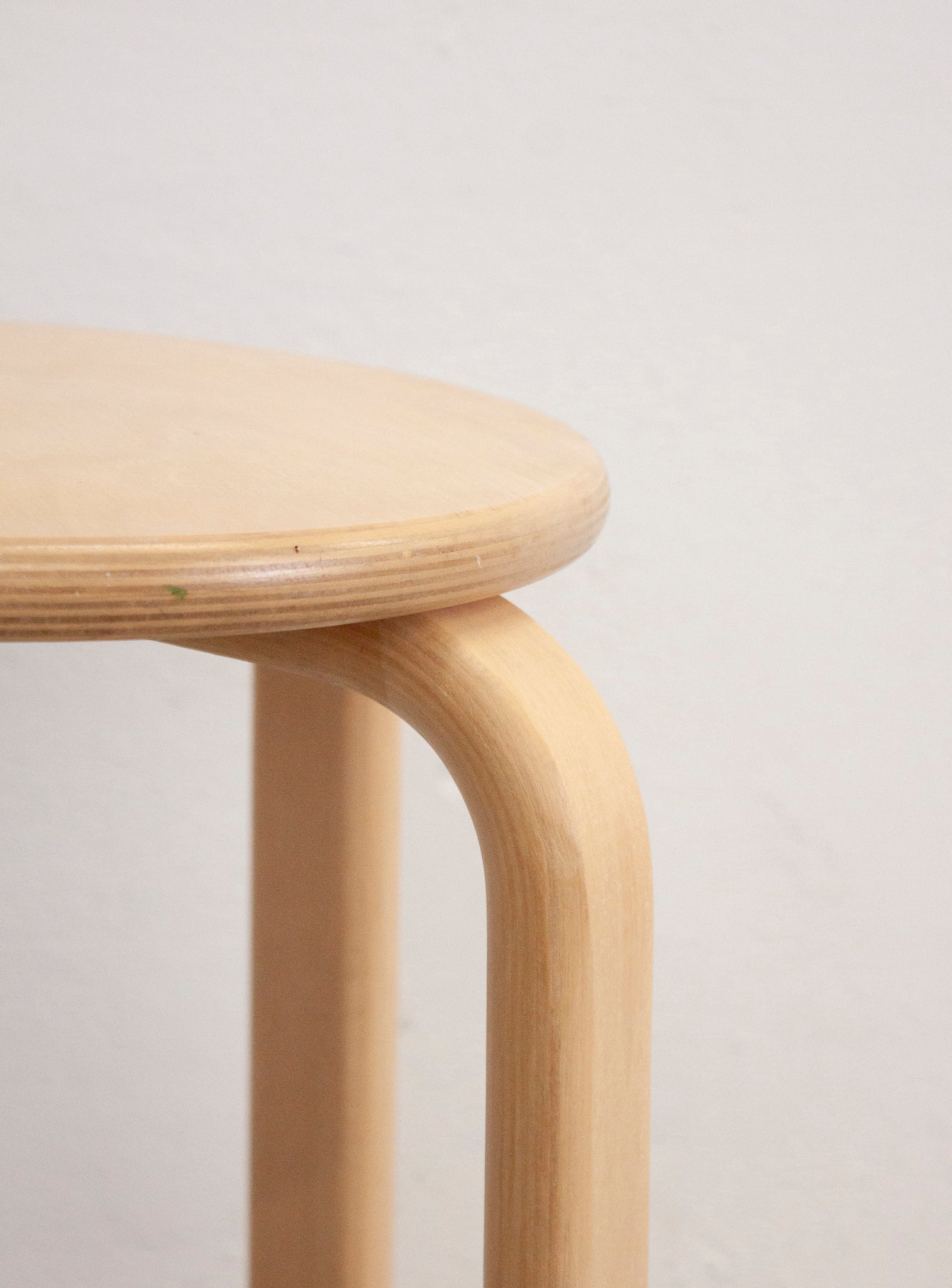 Plywood Stool in style of Alvar Aalto