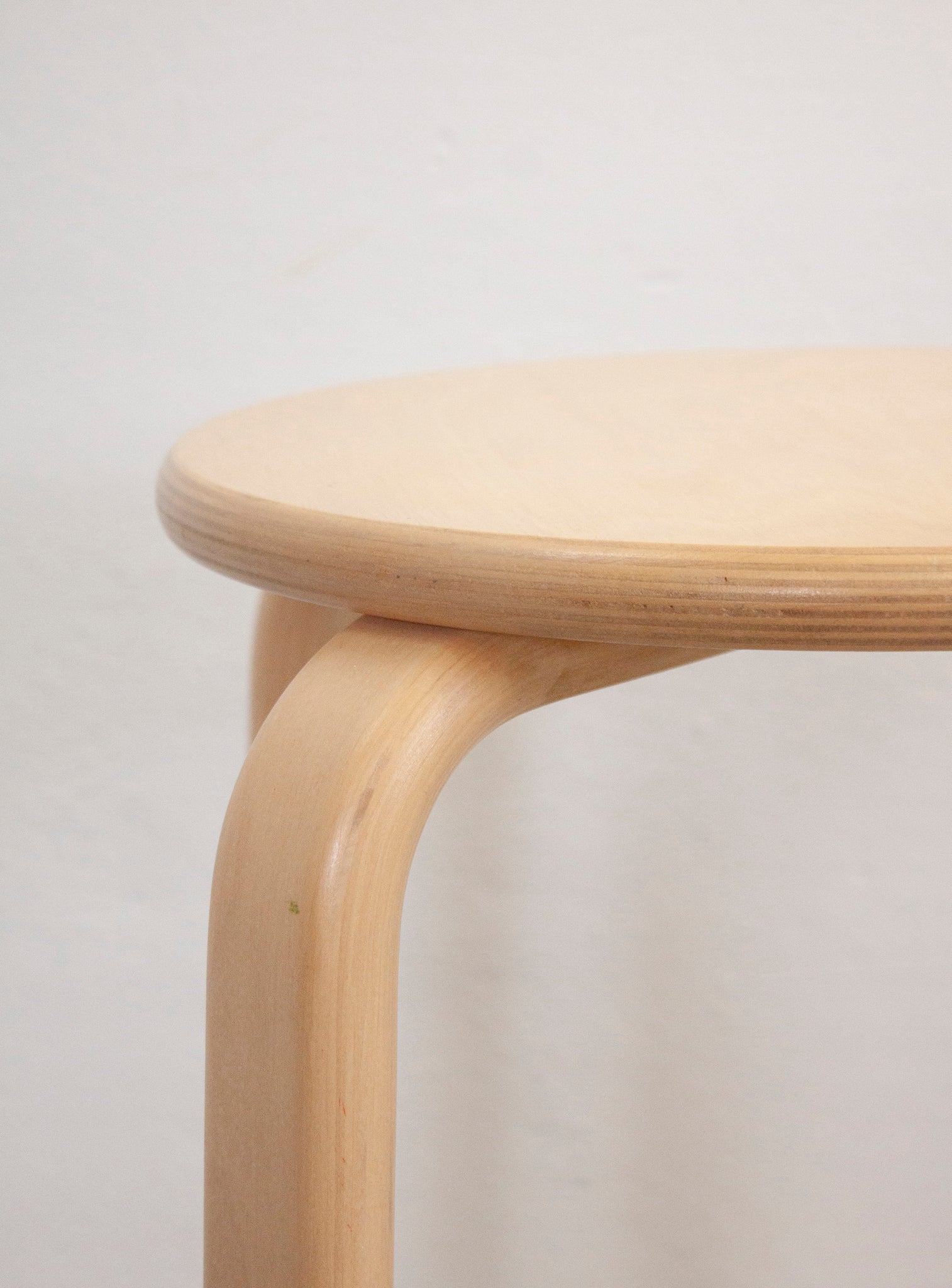 Plywood Stool in style of Alvar Aalto