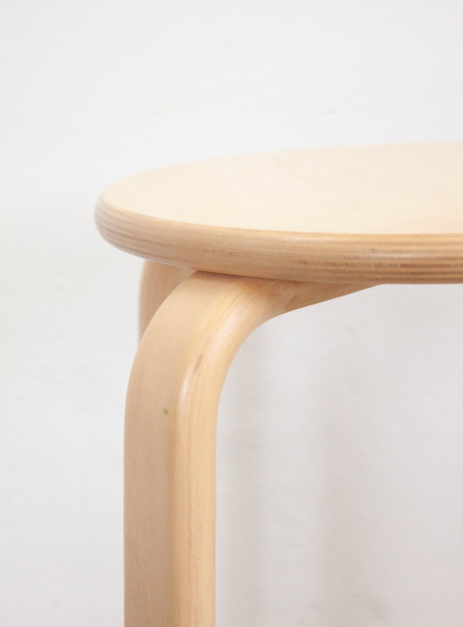 Plywood Stool in style of Alvar Aalto