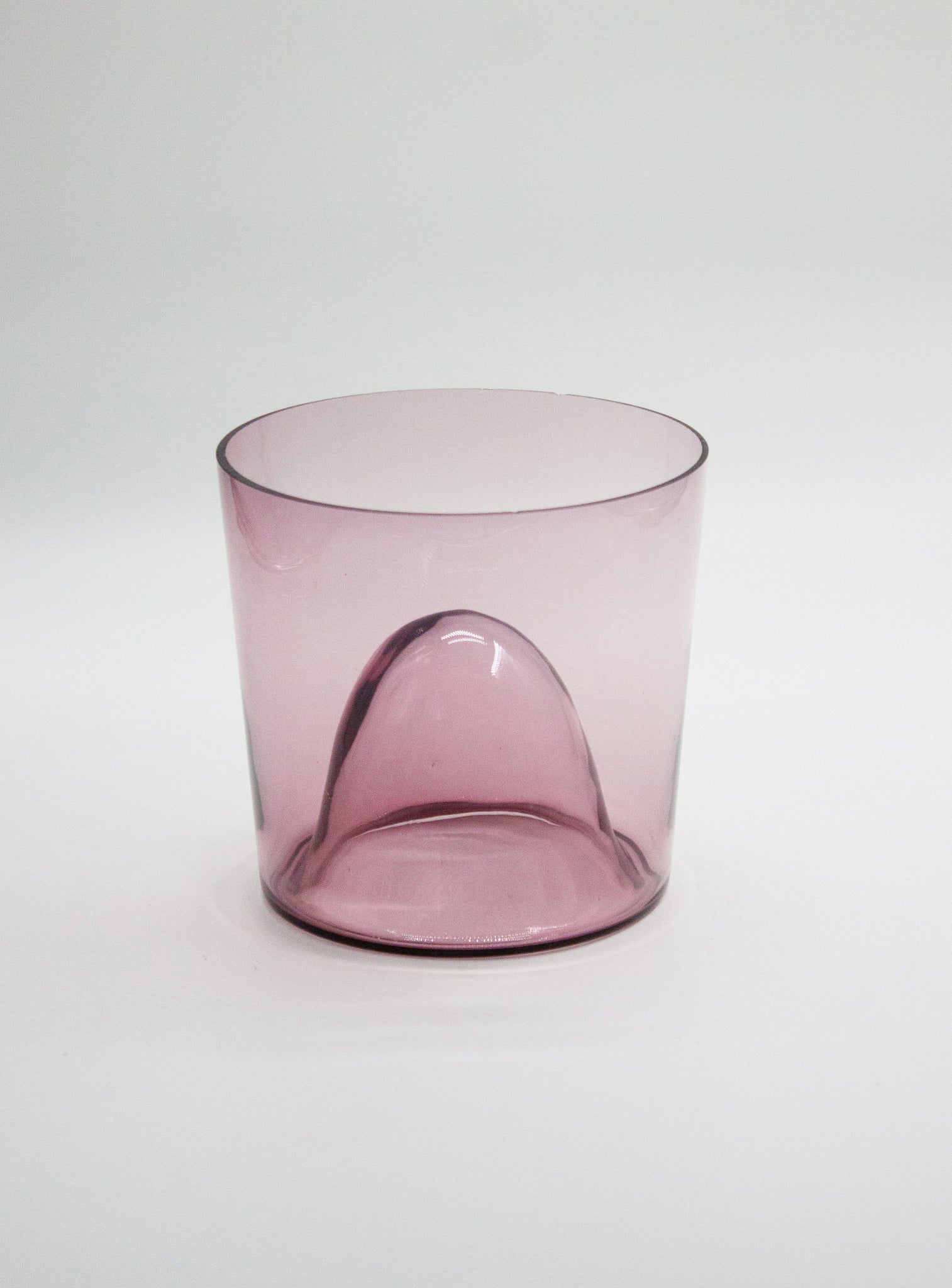 Purple Double Glass Bowl