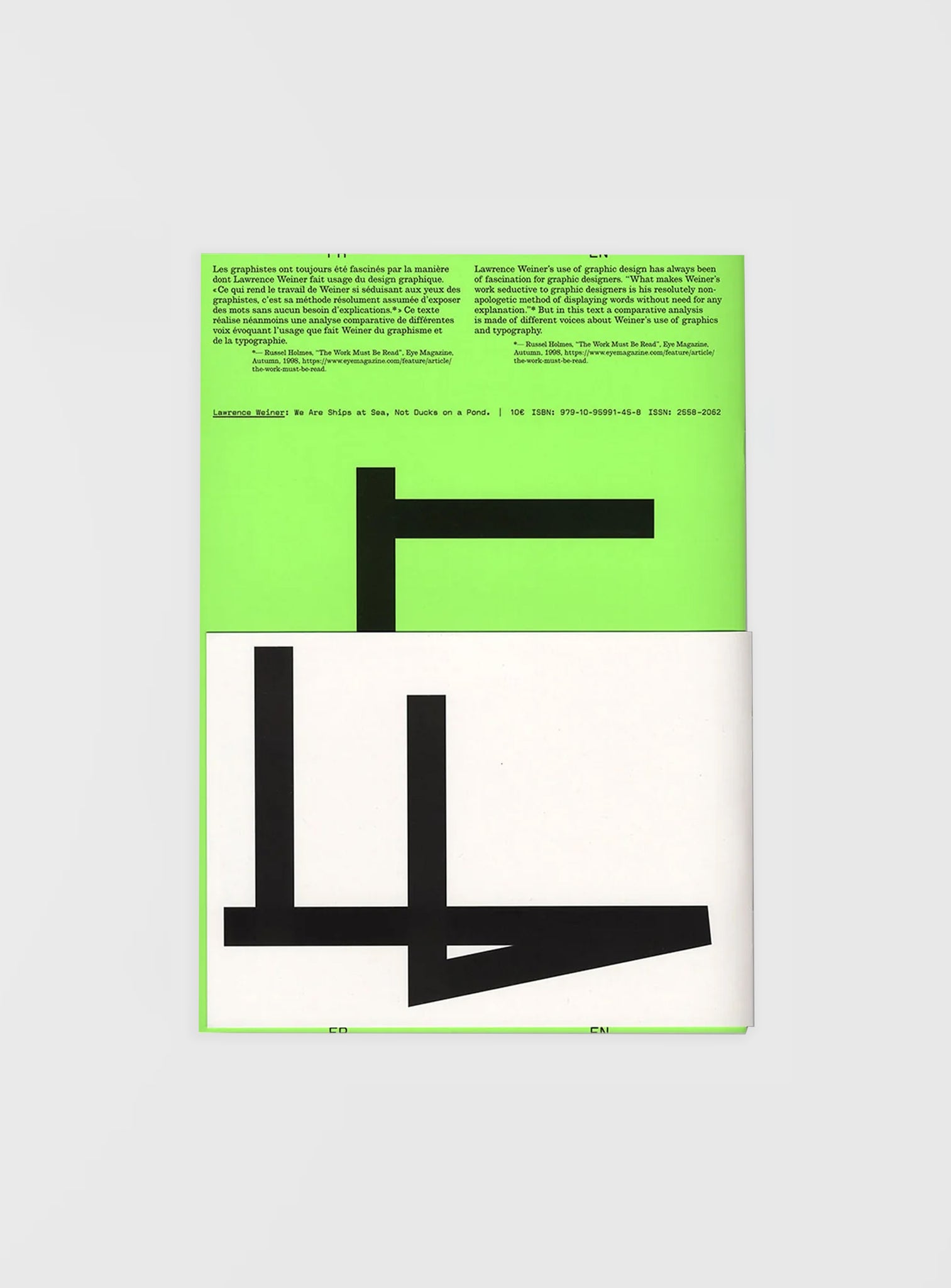 Revue Faire 49: Lawrence Weiner