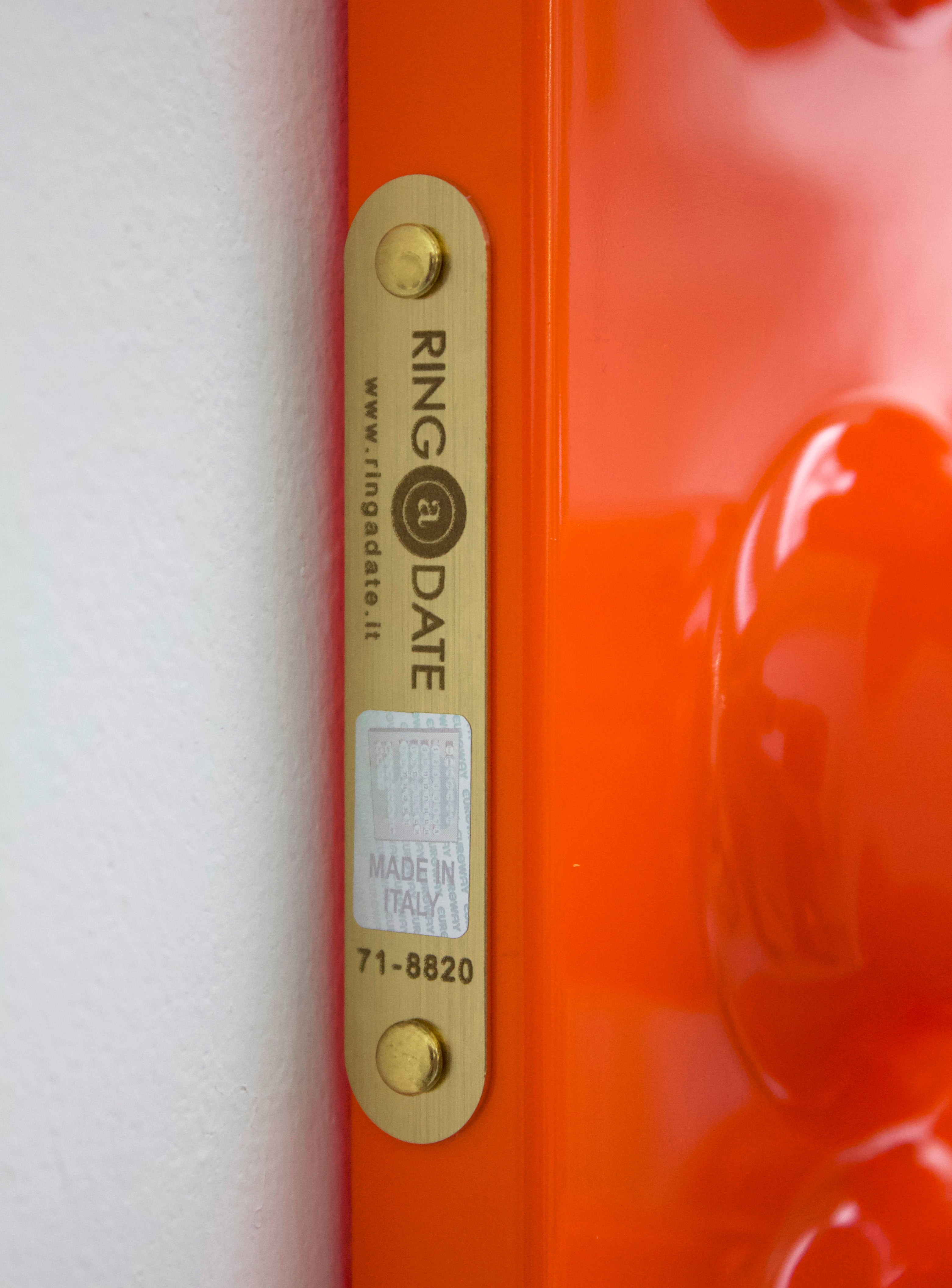 Ring-A-Date Perpetual Calendar by Giorgio Della Beffa (Orange