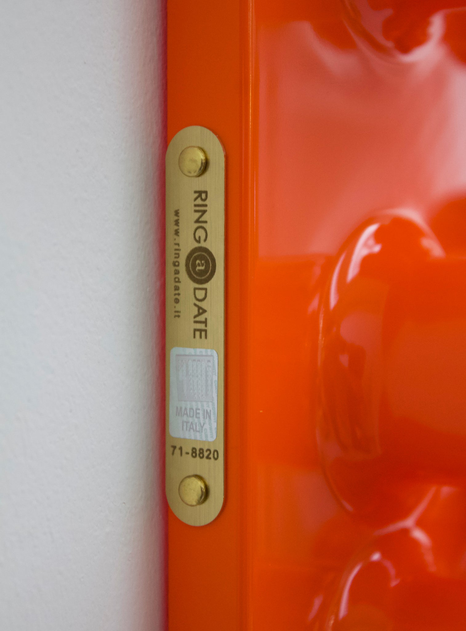Ring-A-Date Perpetual Calendar by Giorgio Della Beffa (Orange)