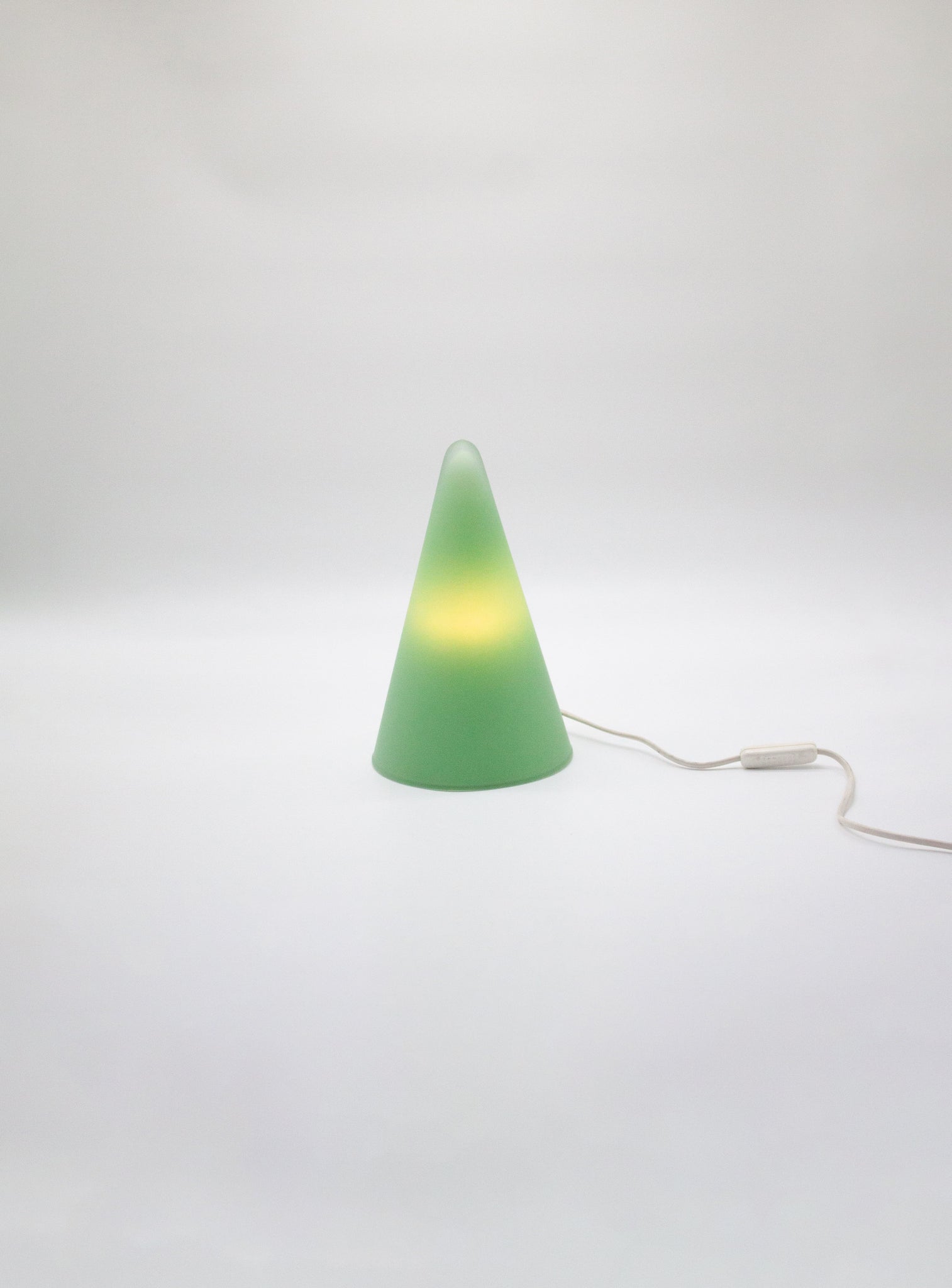 SCE Teepee Table Lamp with Frosted Glass (Mint Green)