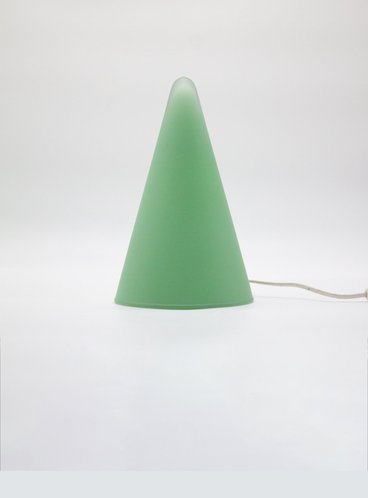 SCE Teepee Table Lamp with Frosted Glass (Mint Green)