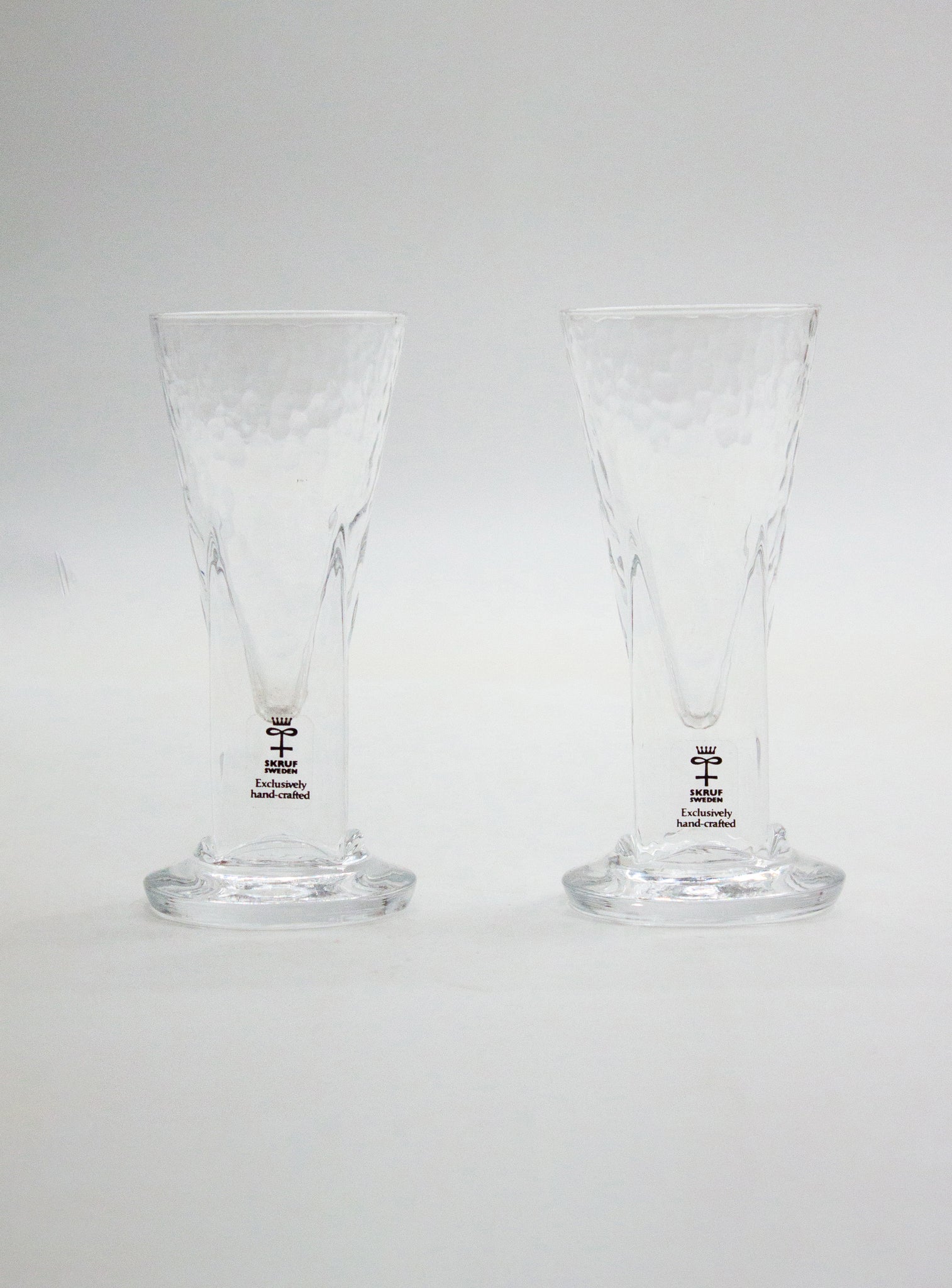 Skruf Järnet Shot Glasses by Anette Kahrner (Set of 2)