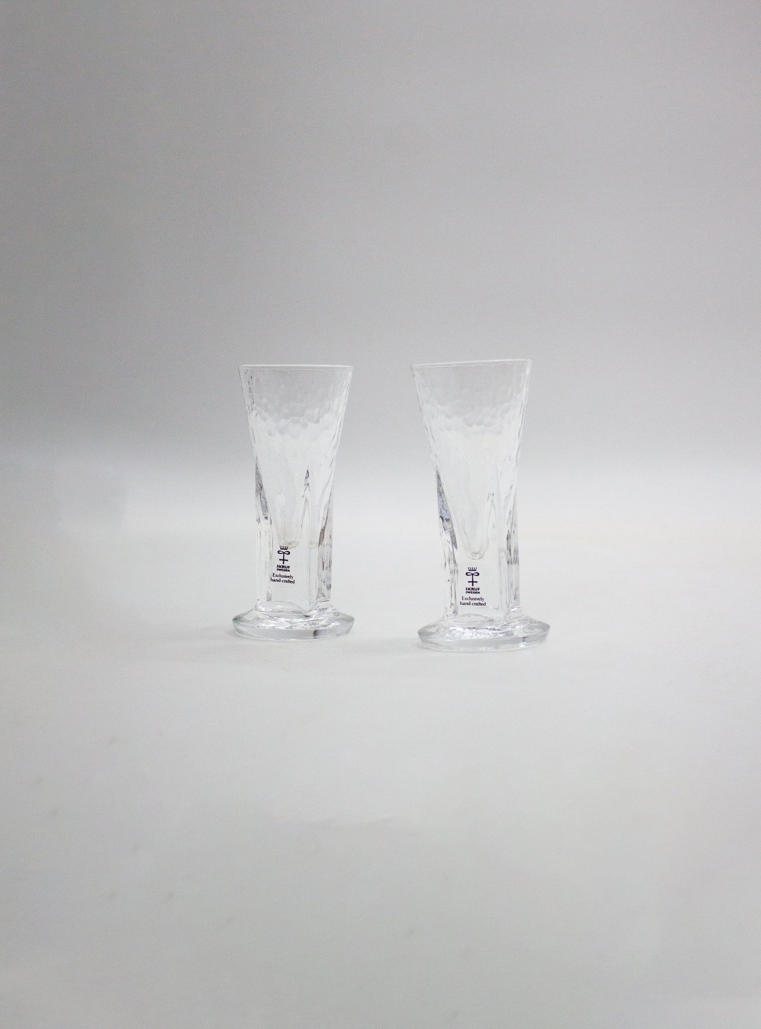 Skruf Järnet Shot Glasses by Anette Kahrner (Set of 2)