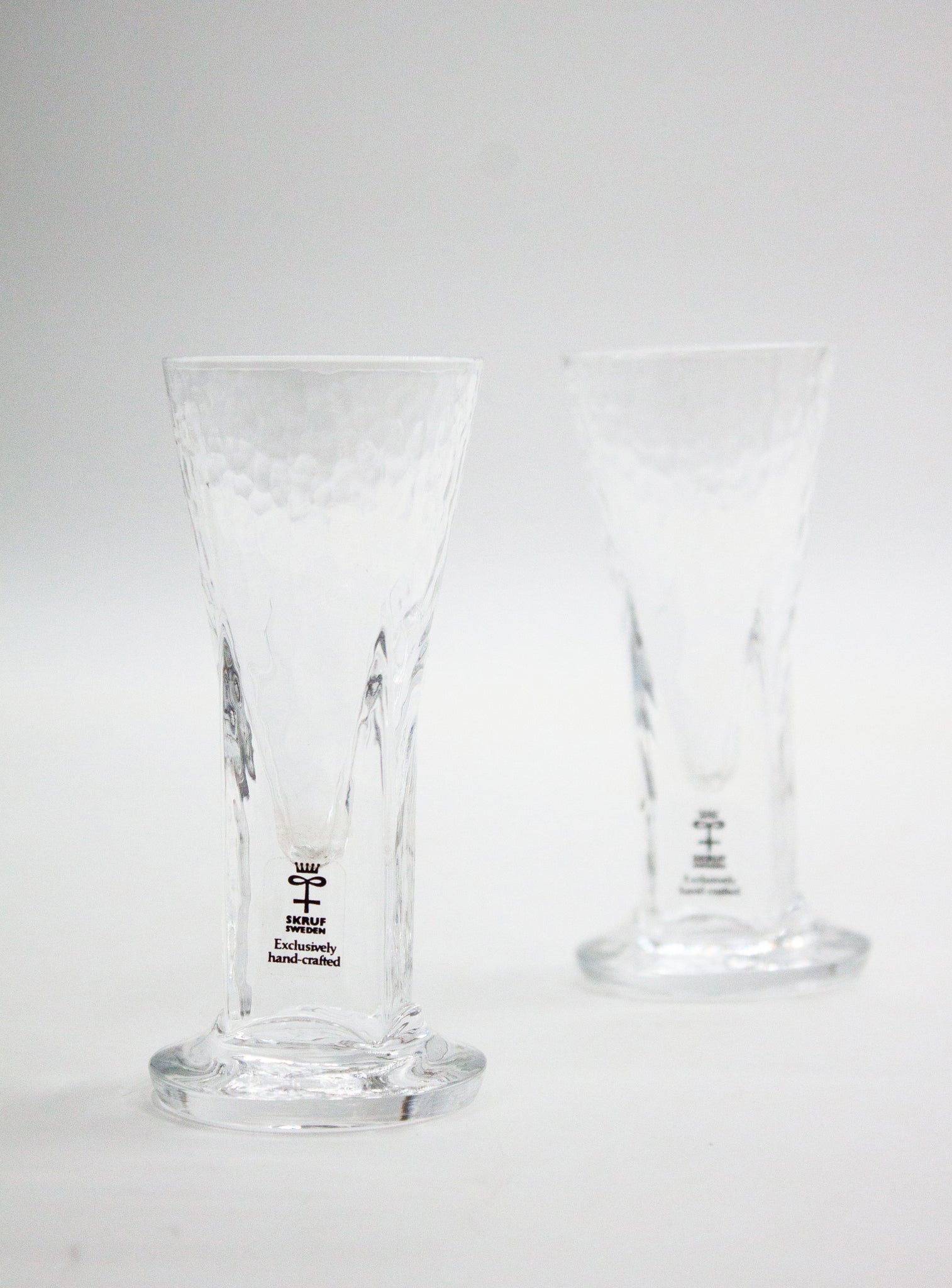 Skruf Järnet Shot Glasses by Anette Kahrner (Set of 2)