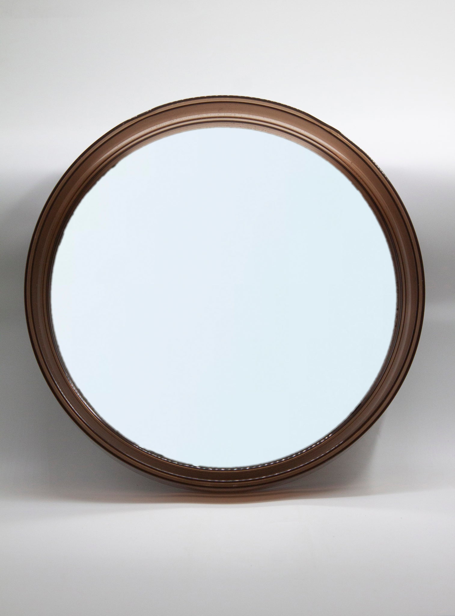 Smoked Perspex Round Wall Mirror (France)