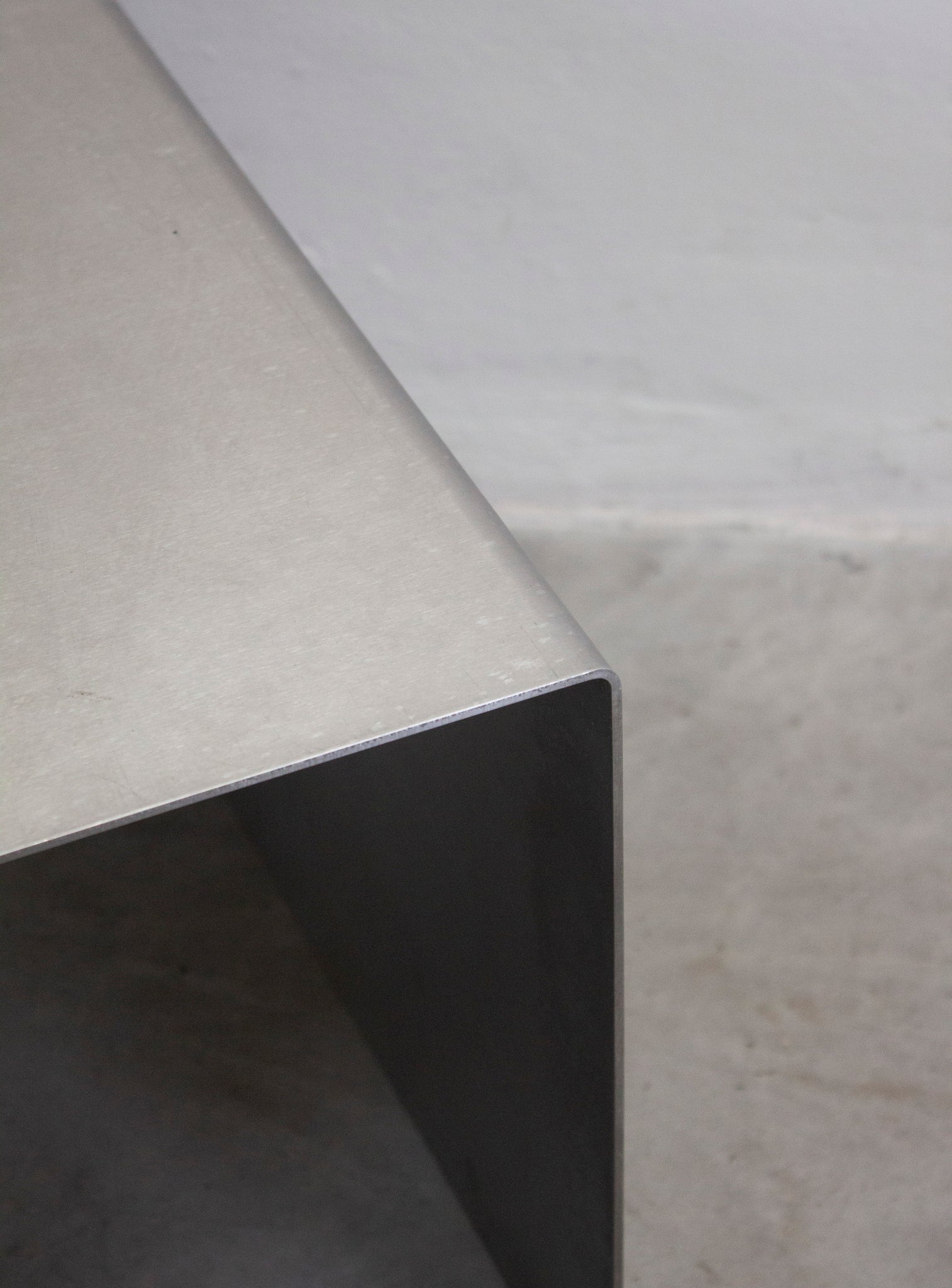 Stainless Steel Nightstand or Side Table