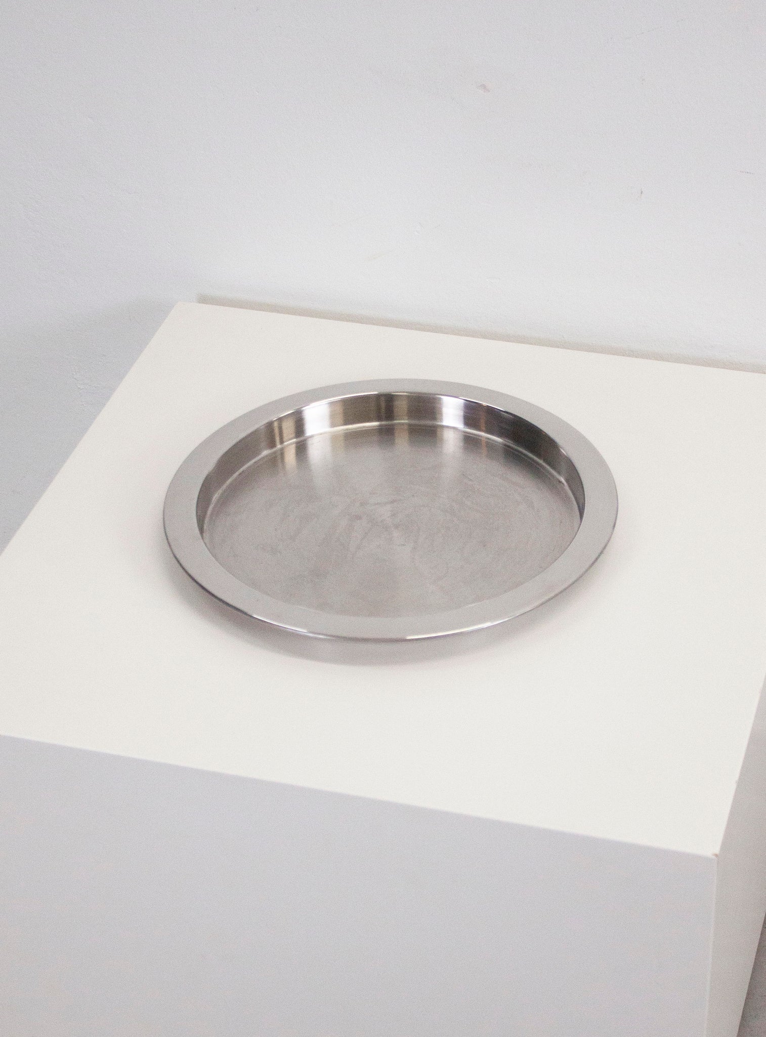 Stainless Steel Round Serving Tray