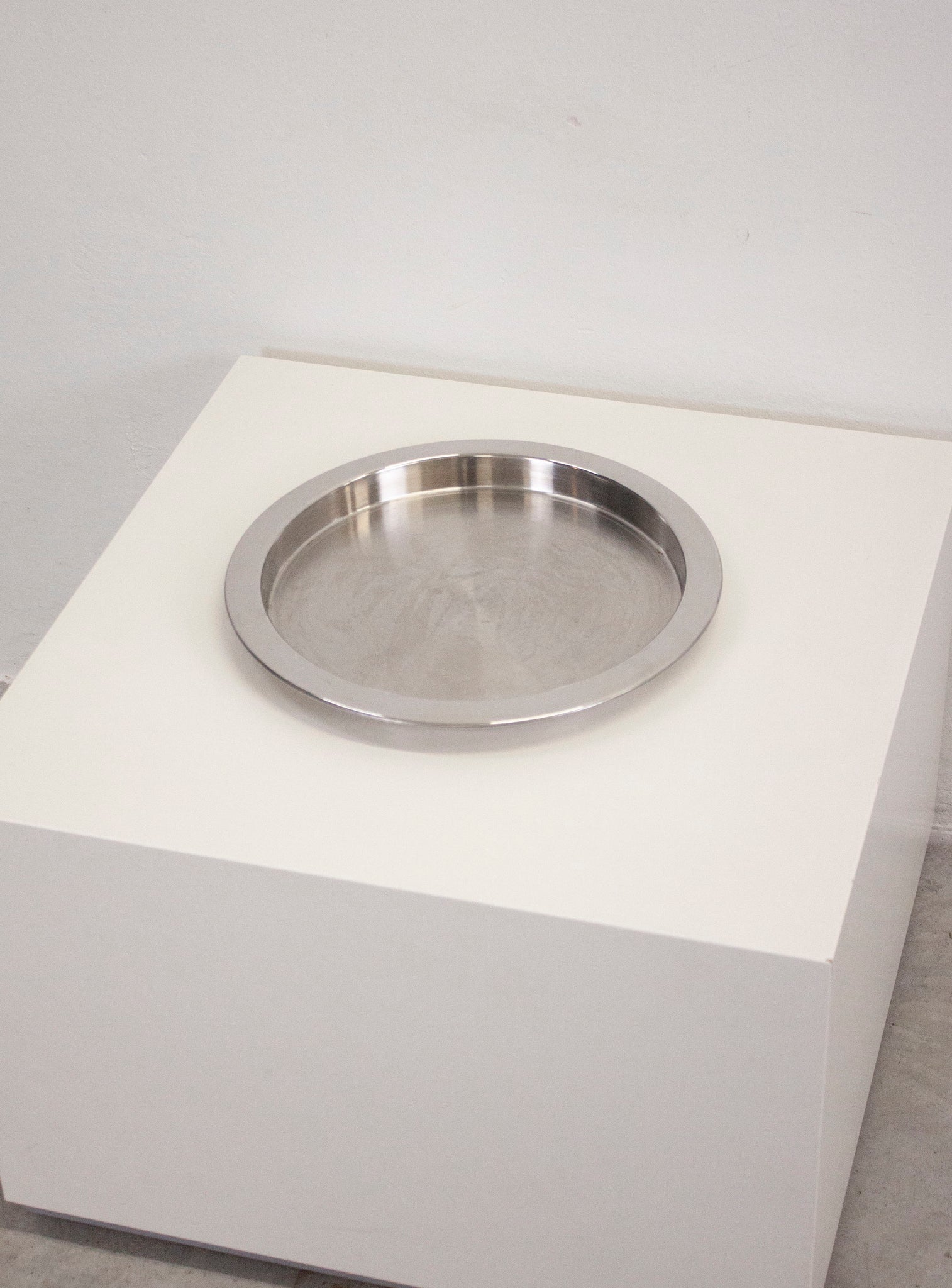 Stainless Steel Round Serving Tray