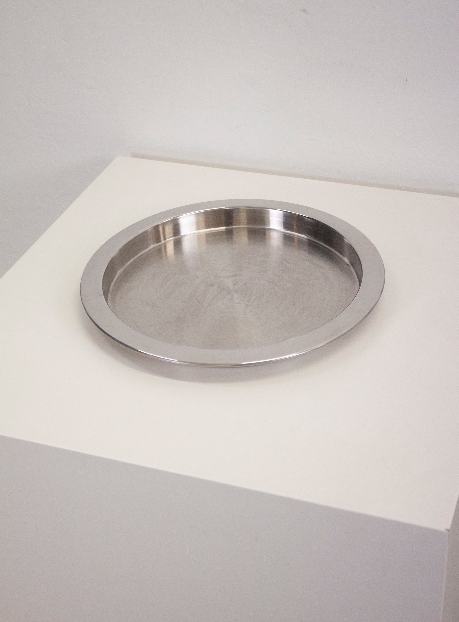 Stainless Steel Round Serving Tray