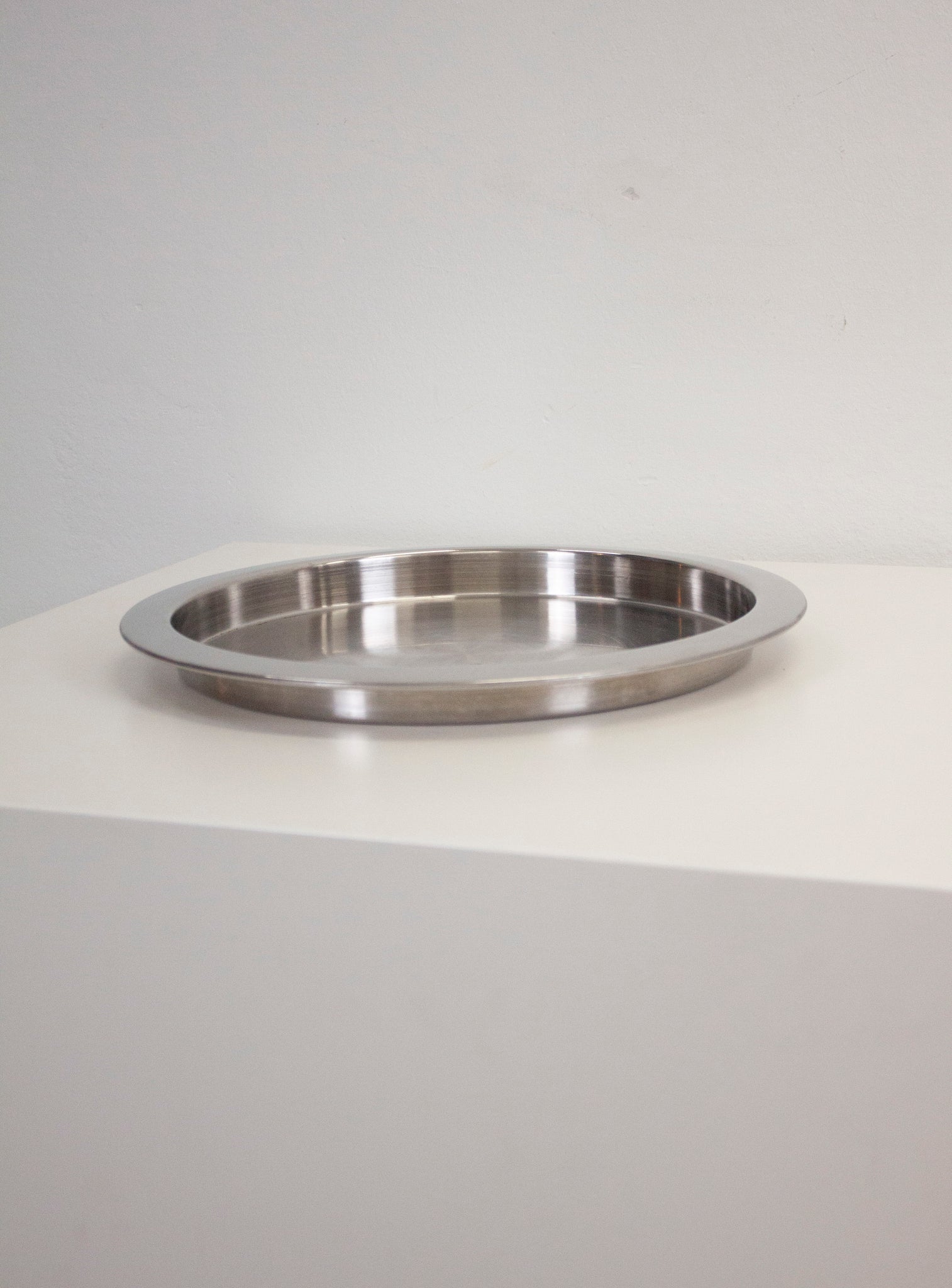 Stainless Steel Round Serving Tray