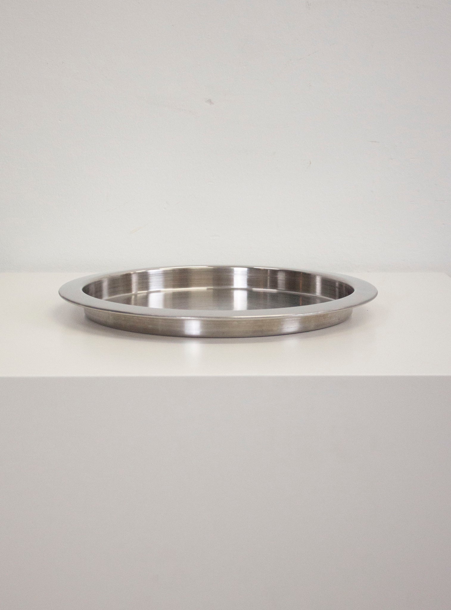 Stainless Steel Round Serving Tray