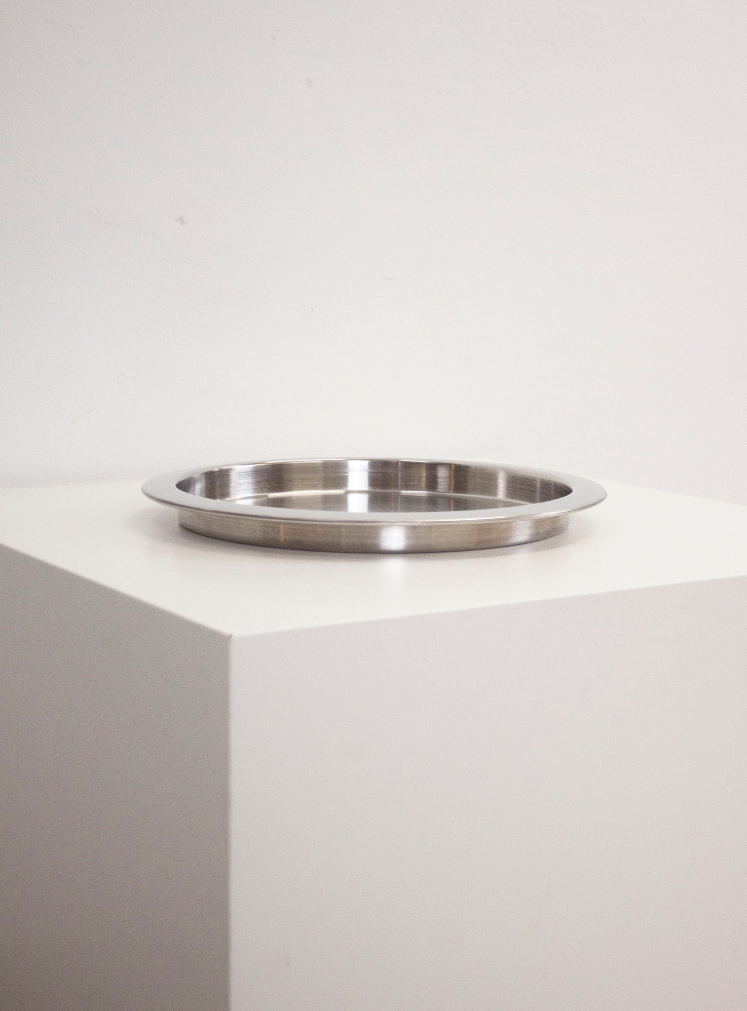 Stainless Steel Round Serving Tray