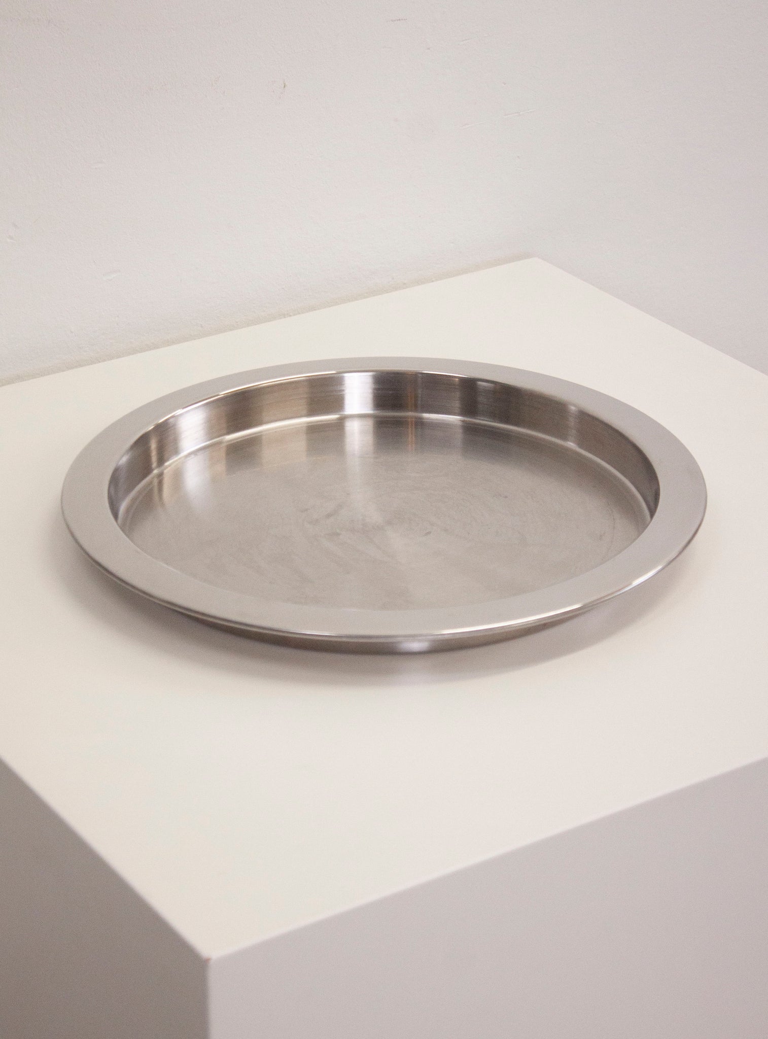 Stainless Steel Round Serving Tray