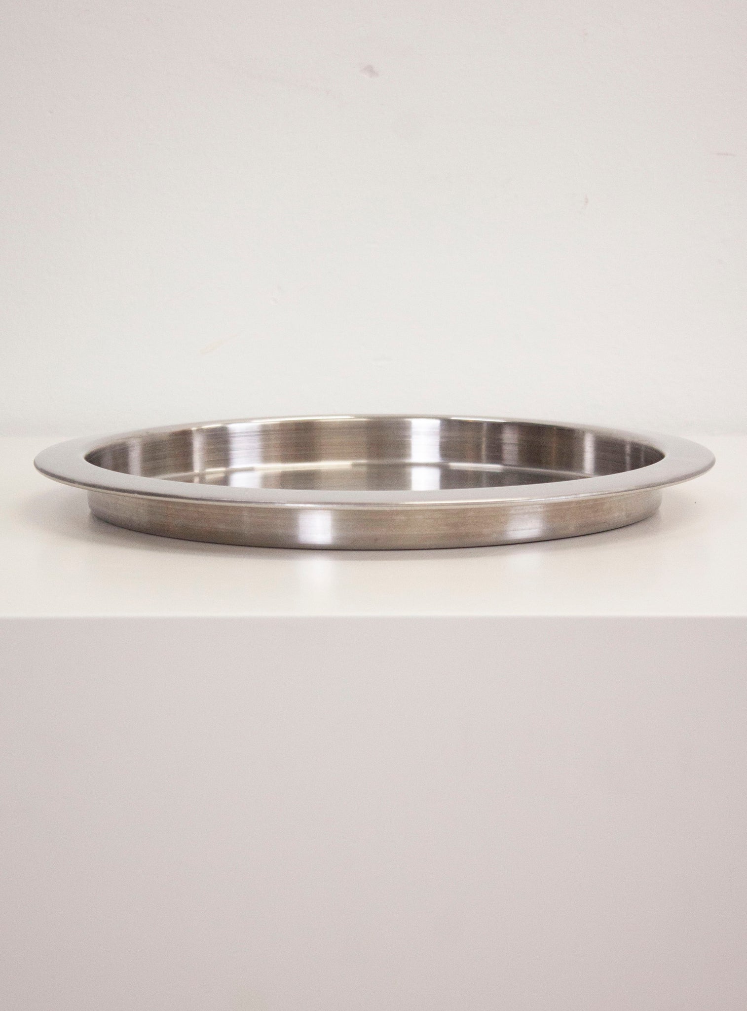 Stainless Steel Round Serving Tray