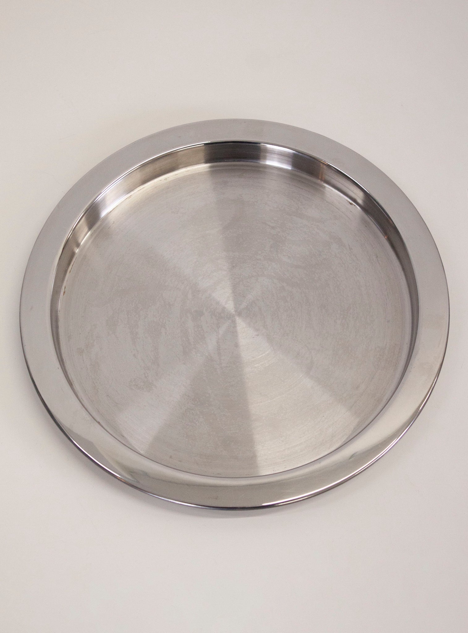 Stainless Steel Round Serving Tray