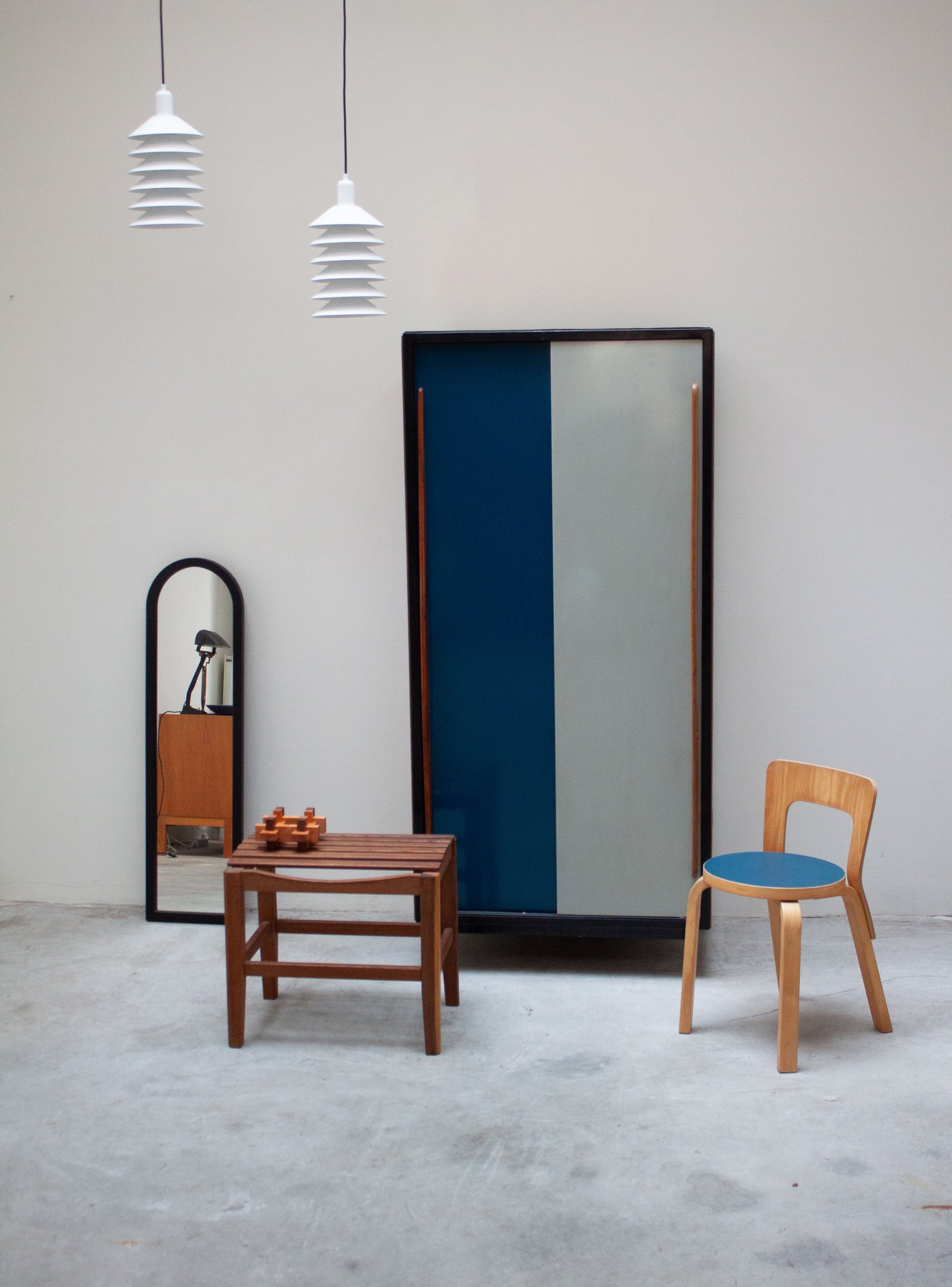 Tubax Wardrobe by Willy Van Der Meeren (Blue/Grey)