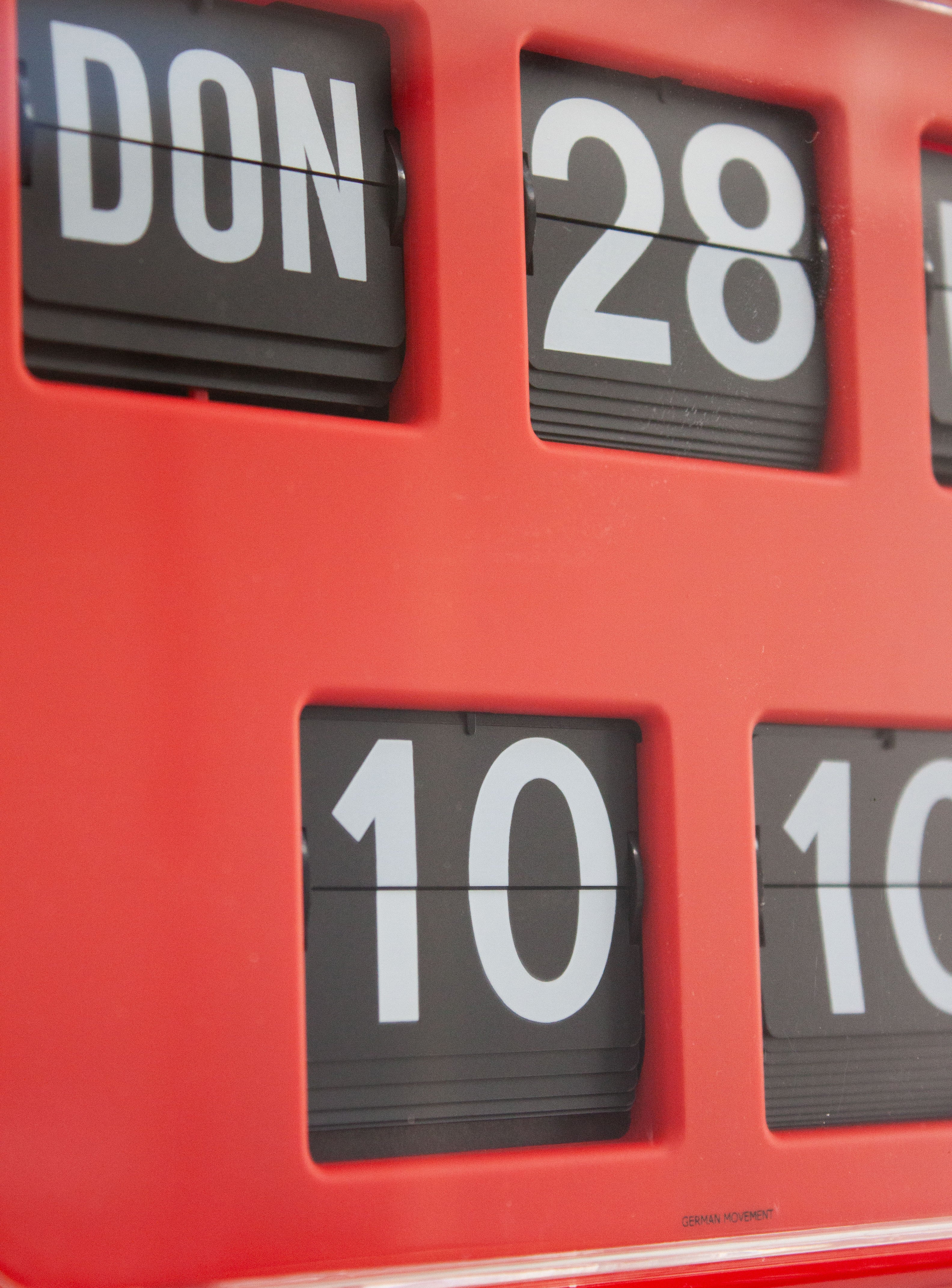 【ジャンク品】TWEMCO QD-35 訳あり ジャンク品 TWEMCO トゥエンコ パタパタ時計QD-35 ブラック