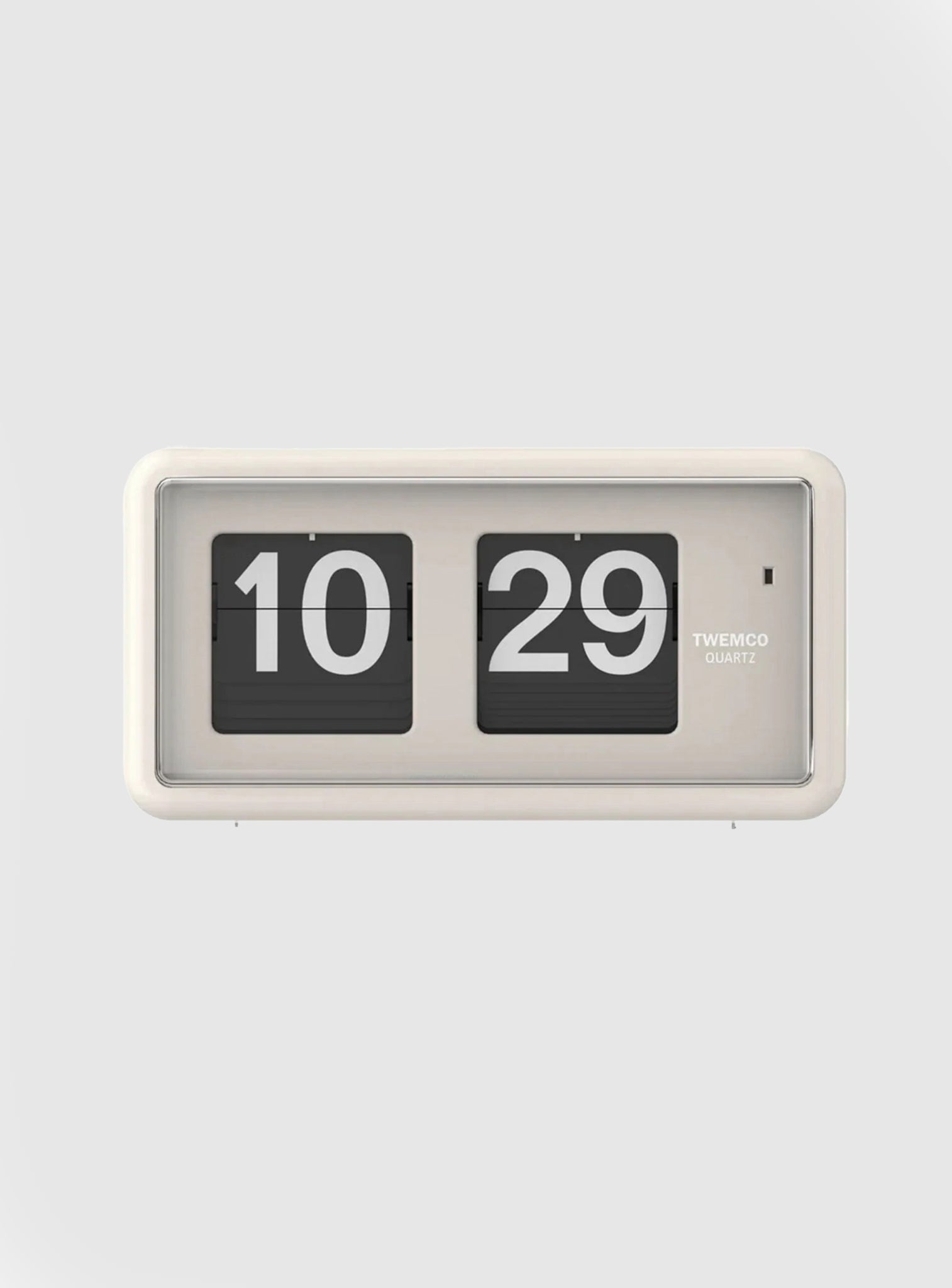 Twemco QT-30 Flip Clock (Cream)