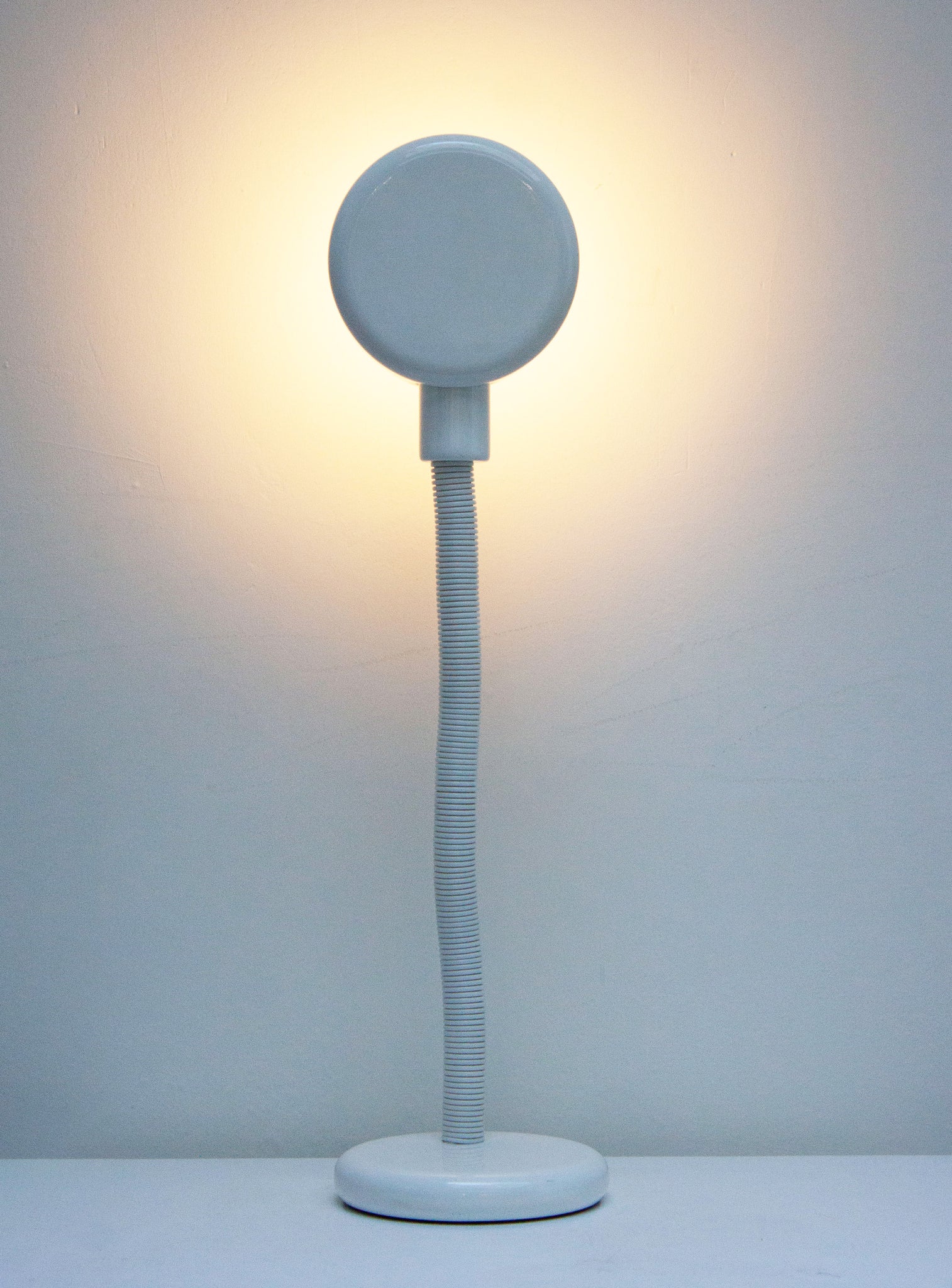 Vintage Metal Desk Lamp (White)
