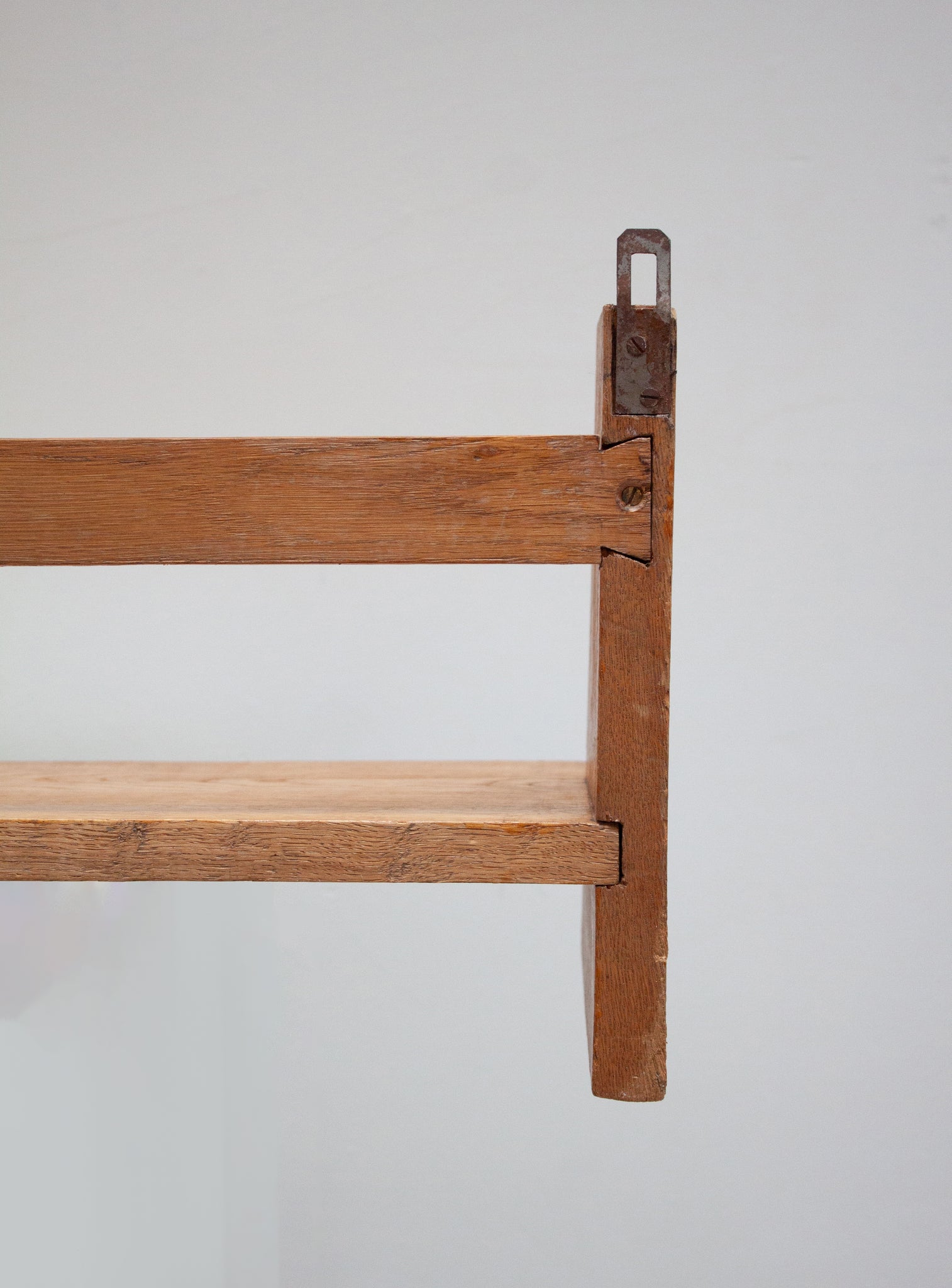 Vintage Oak Wall Shelf