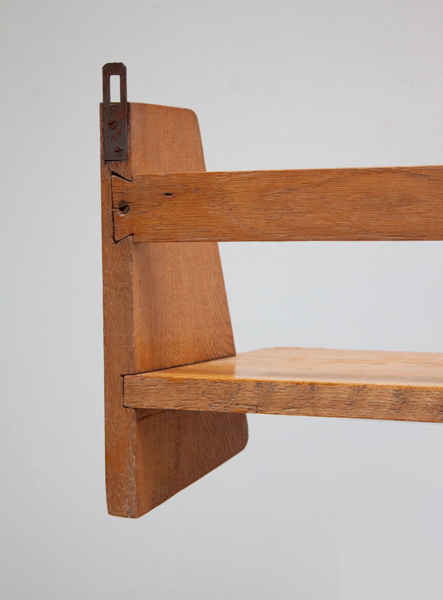 Vintage Oak Wall Shelf