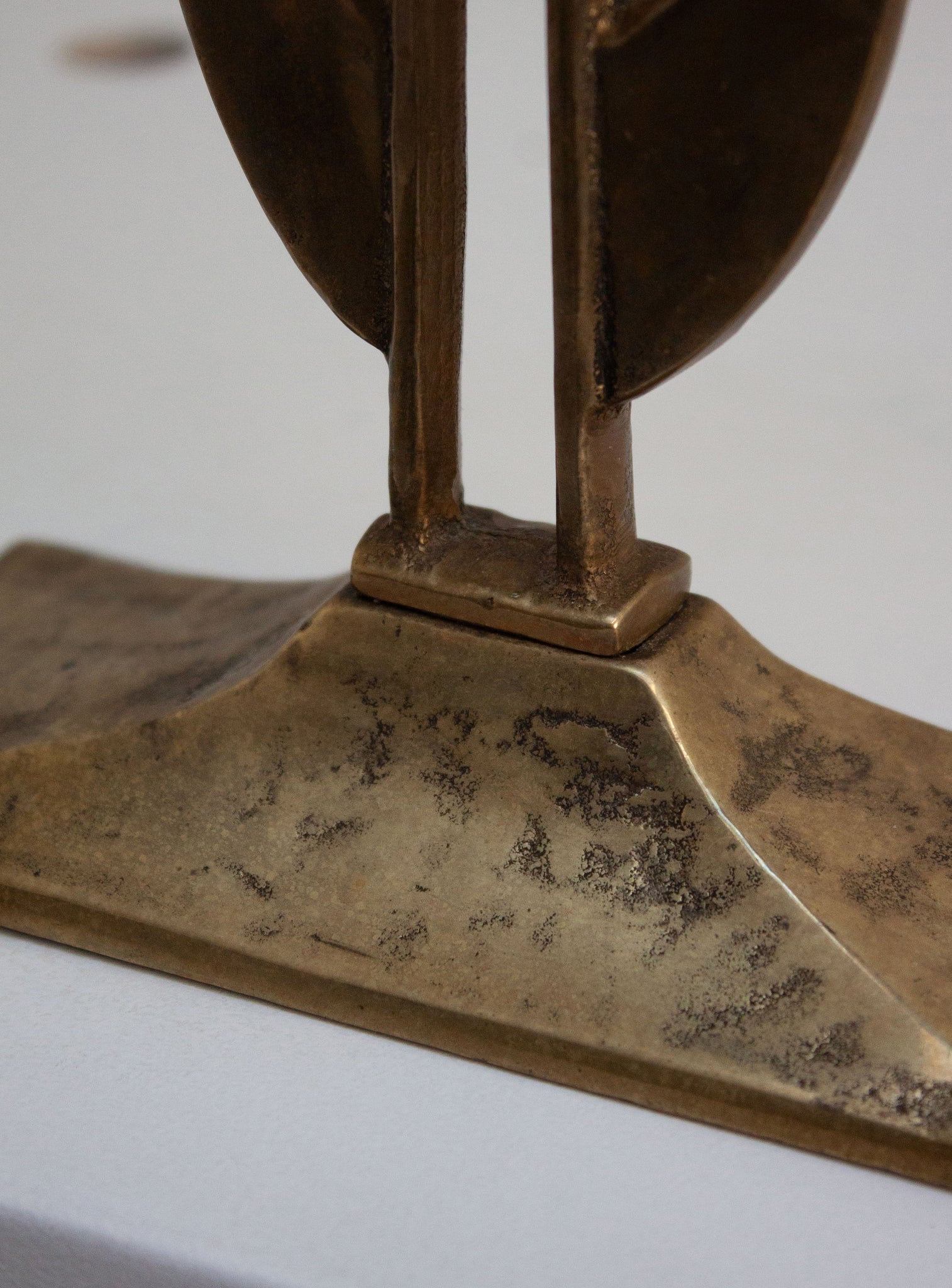 WMF Art Deco Brass Candle Holder