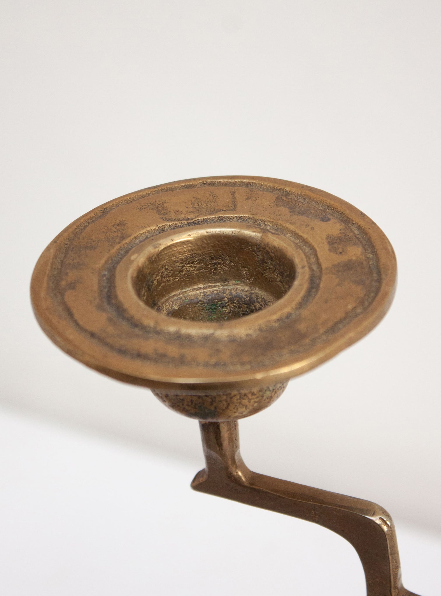 WMF Art Deco Brass Candle Holder