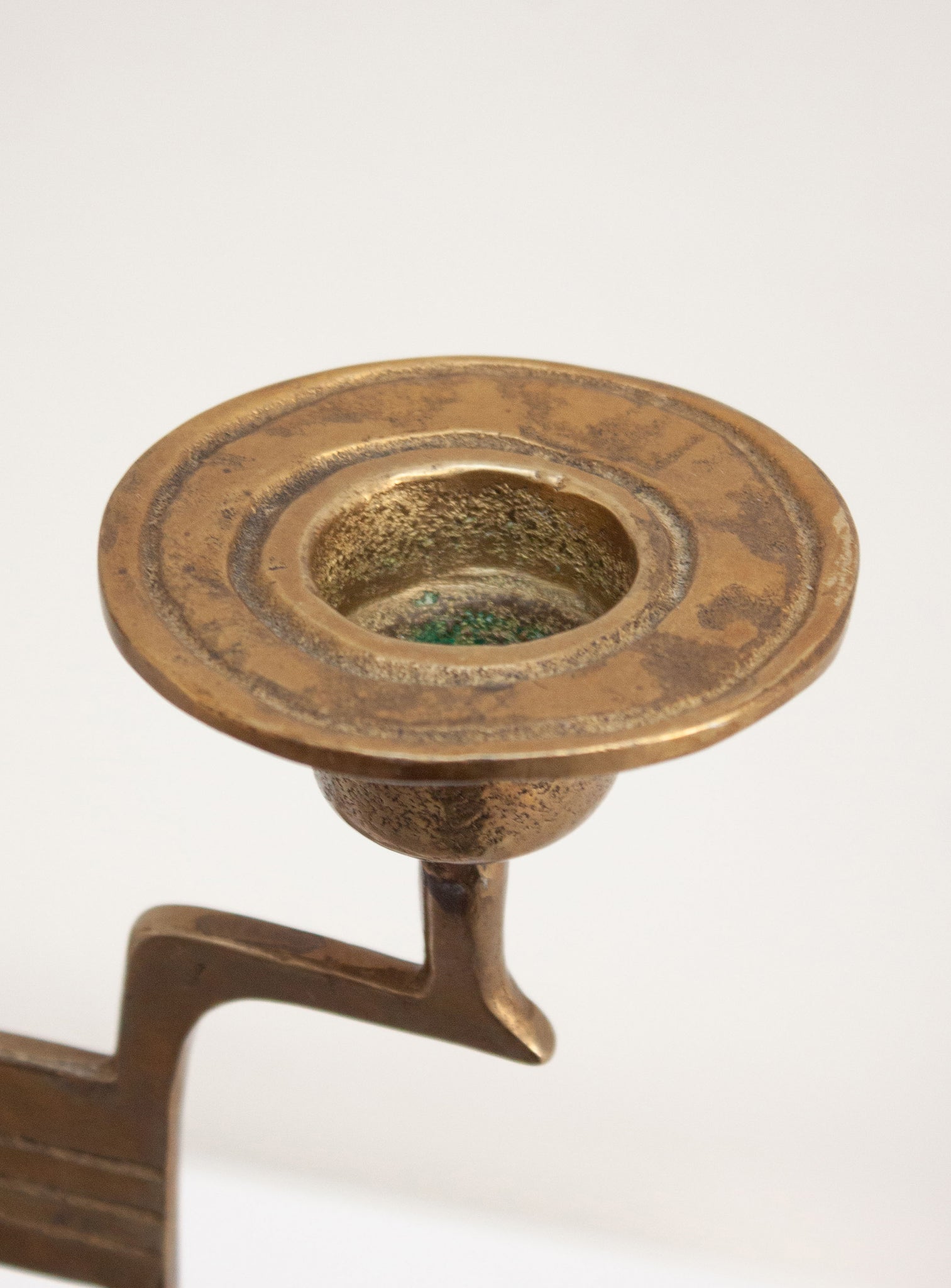 WMF Art Deco Brass Candle Holder