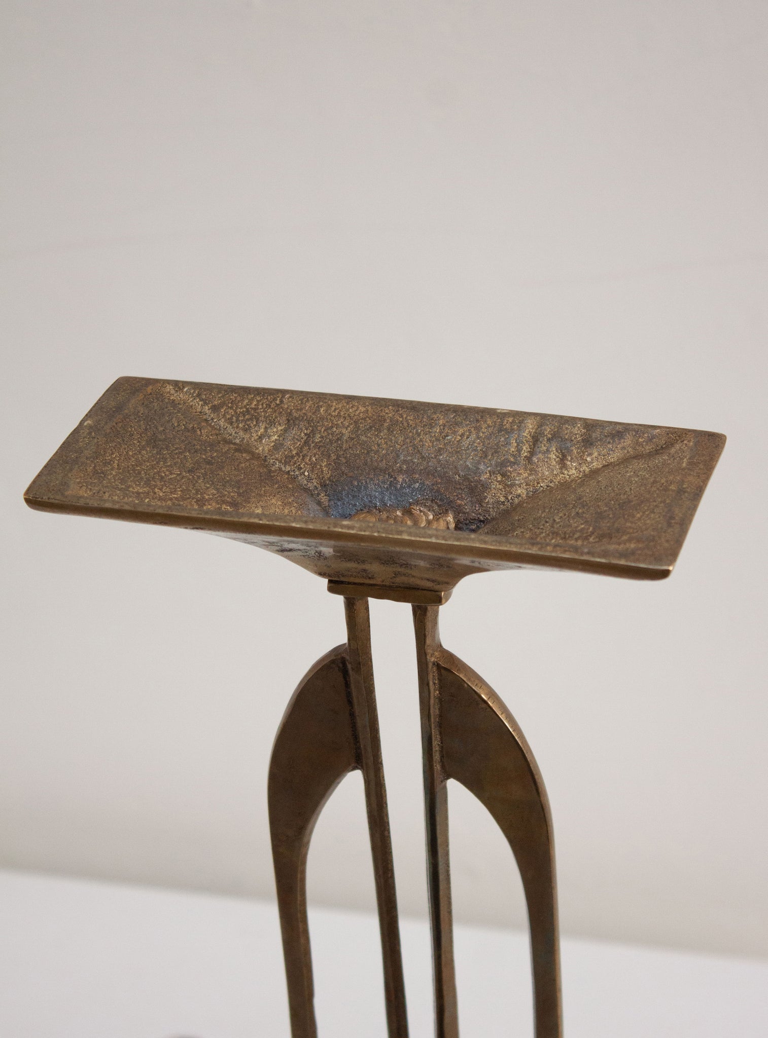 WMF Art Deco Brass Candle Holder