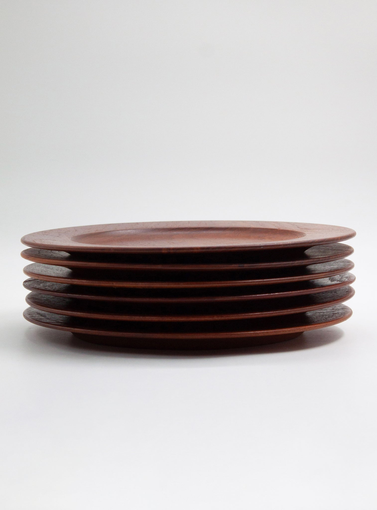 Wiggers Solid Teak Plates (Set of 6)