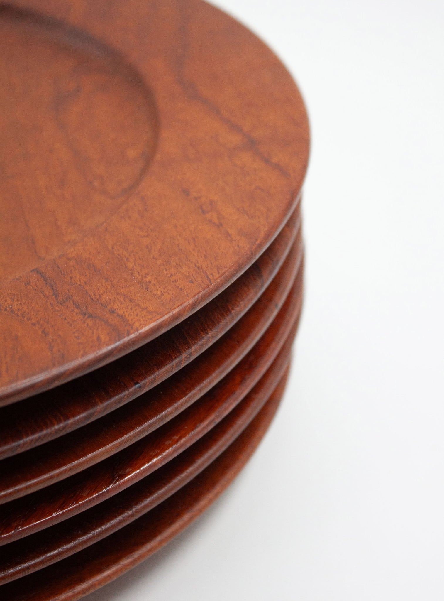 Wiggers Solid Teak Plates (Set of 6)