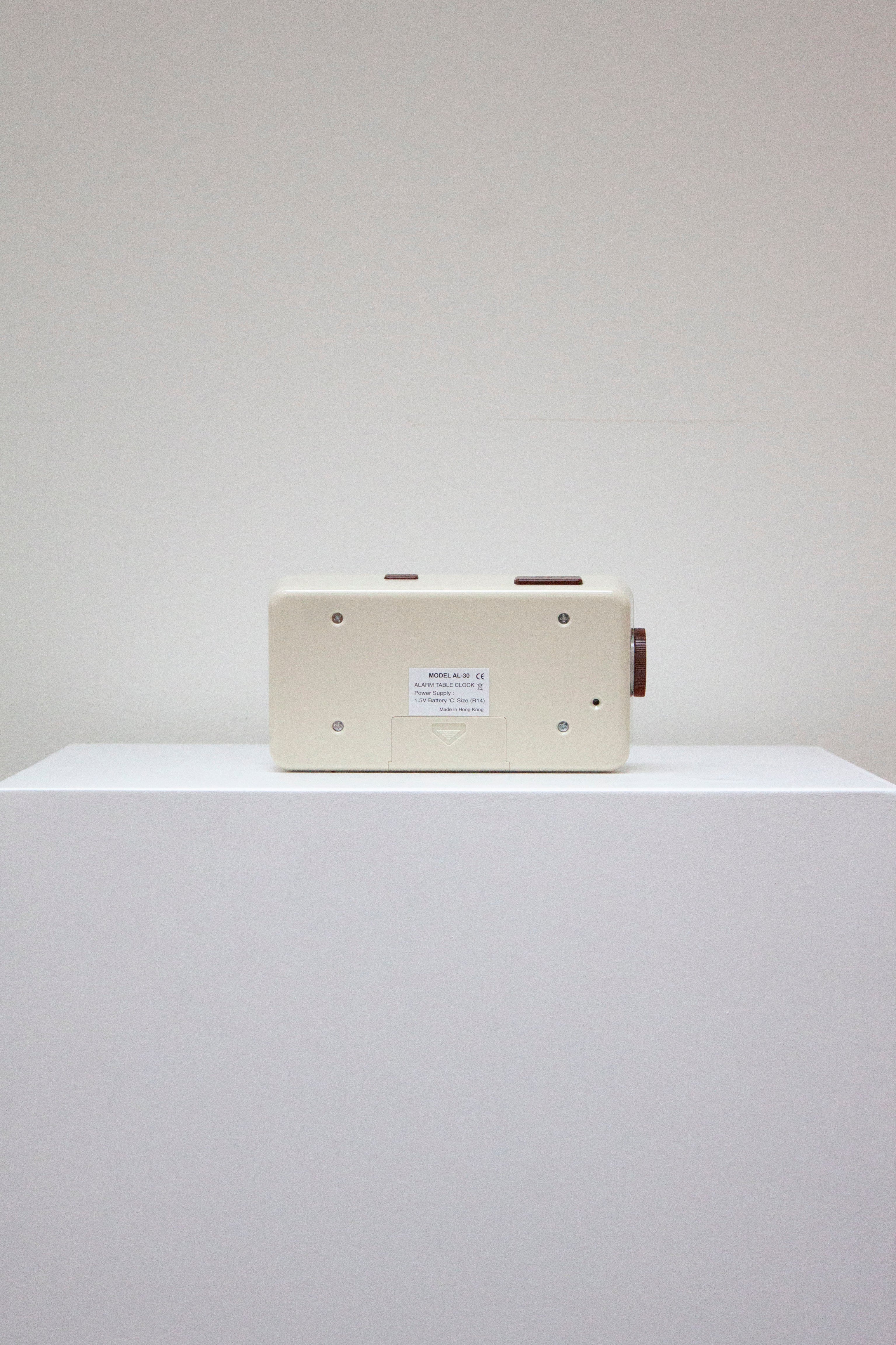 Twemco AL-30 Beige/Brown Alarm Flip Clock | Juki Amsterdam – JUKI