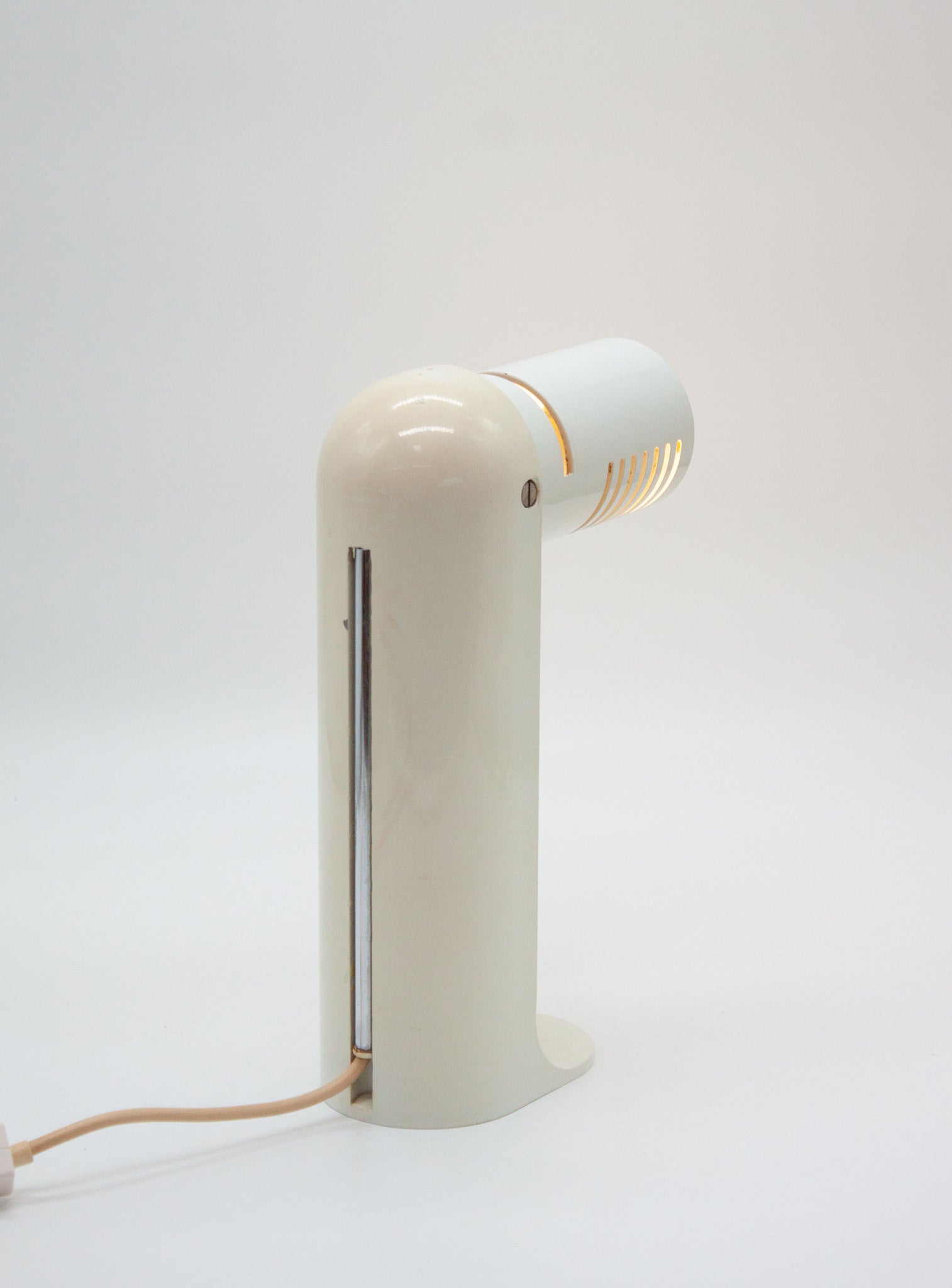 Leuka Flip Top Desk Lamp by Richard Carruthers (White)