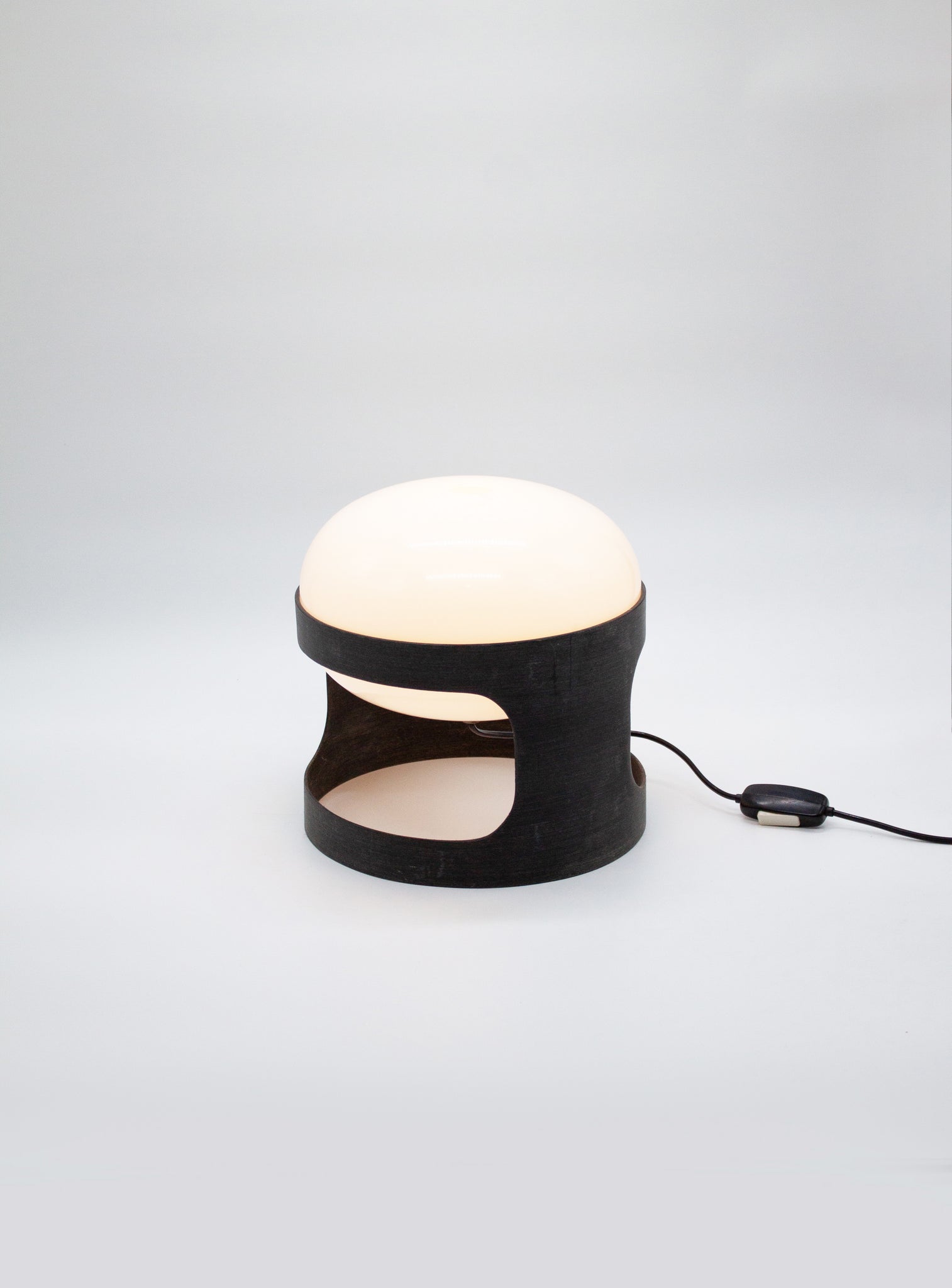 Kartell KD28 Pre-Production Desk Lamp by Joe Colombo (Black)
